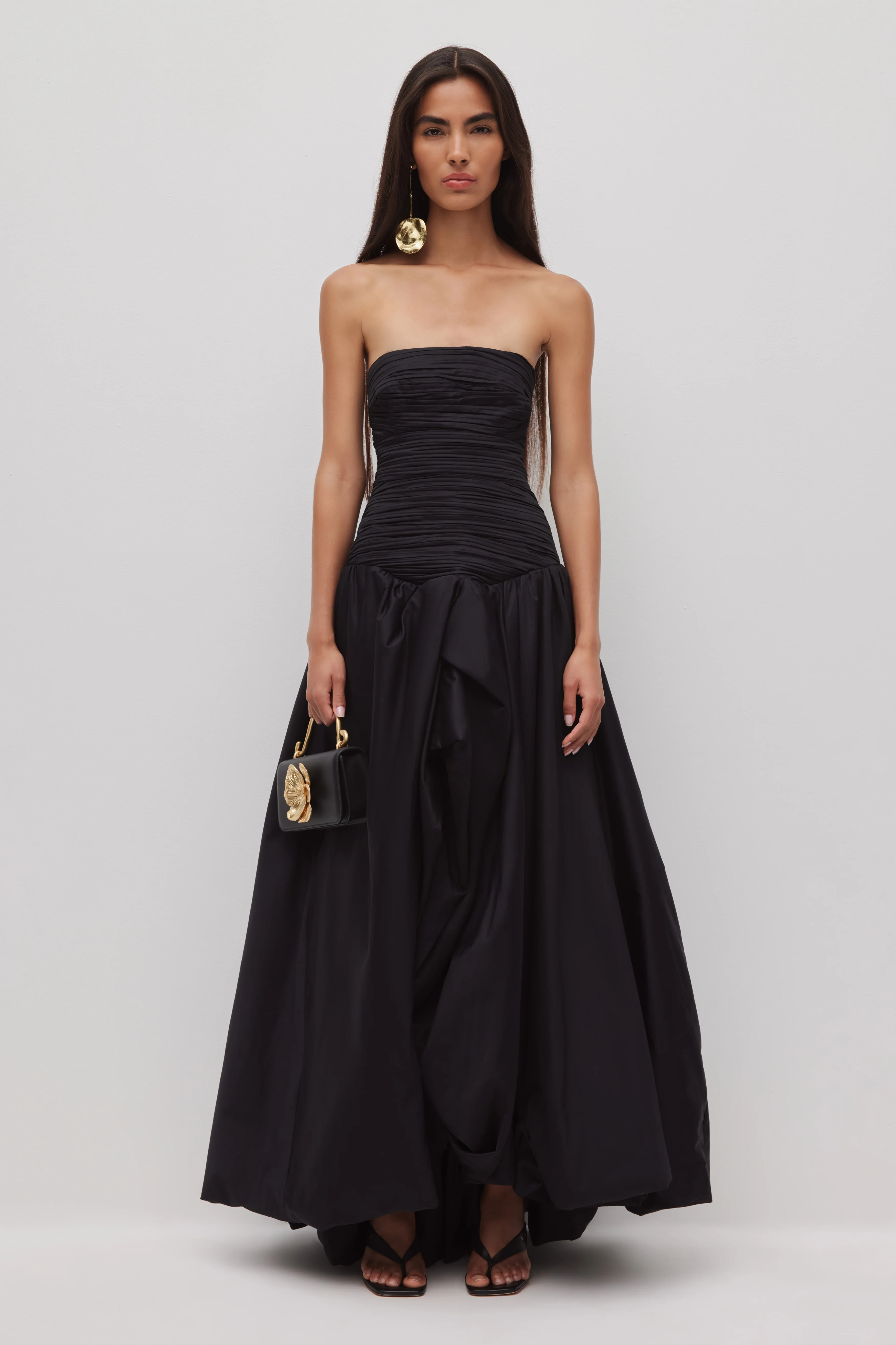 Violette Bubble Hem Maxi Drs