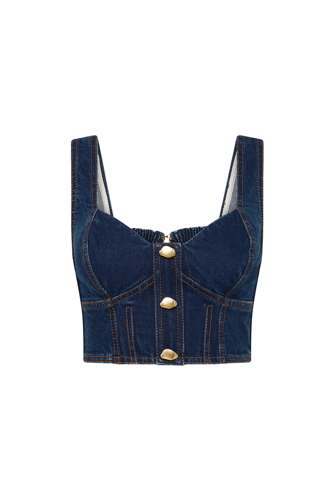 10147-elena-denim-cropped-bustier-2.webp Elena Denim Cropped Bustier