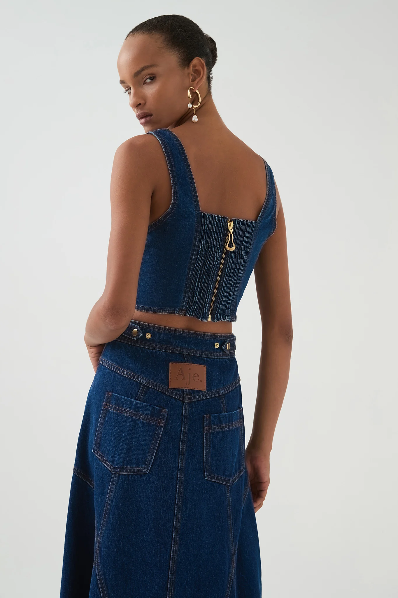 10147-elena-denim-cropped-bustier-5.webp Elena Denim Cropped Bustier