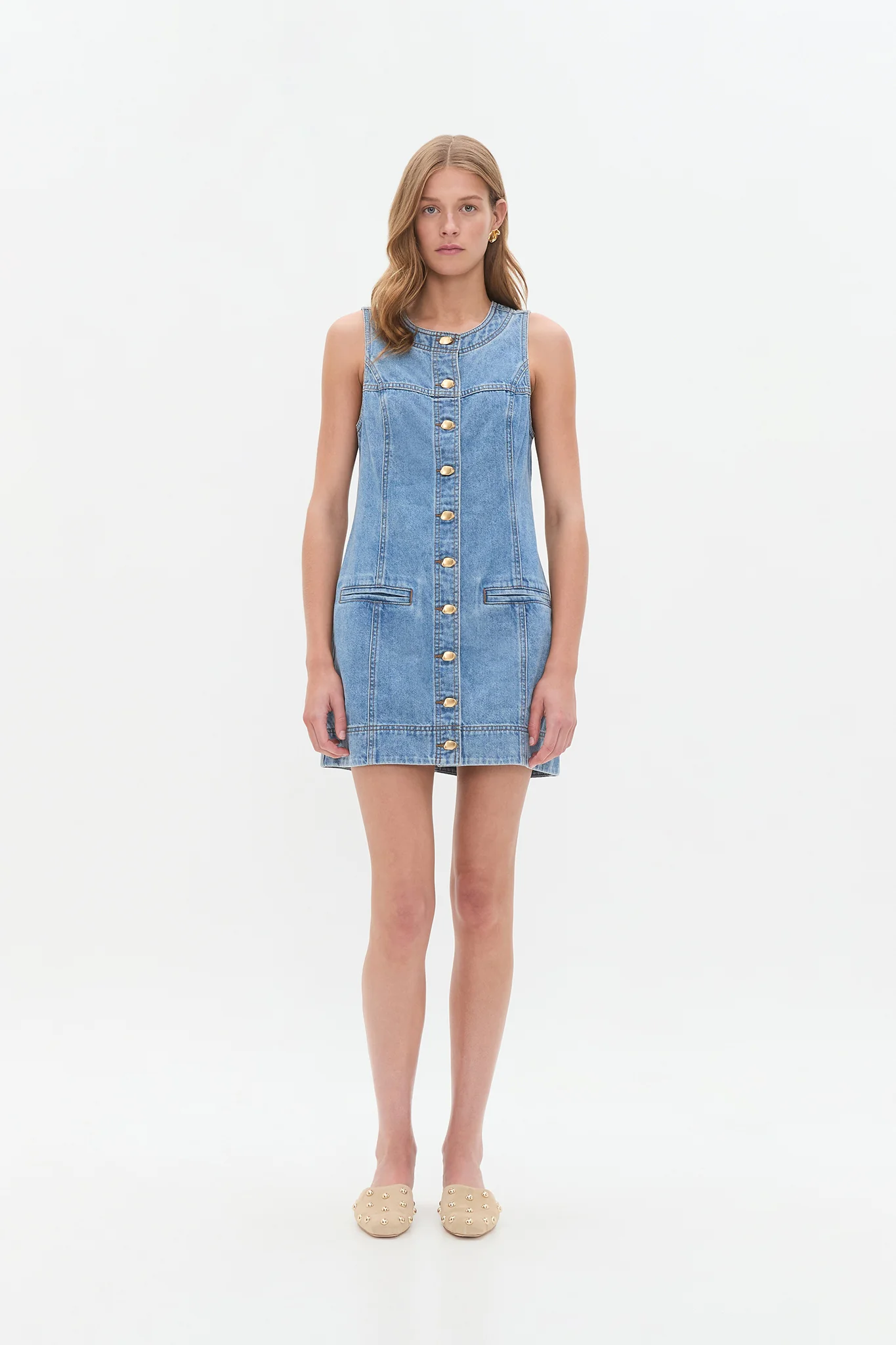 Holland Denim Mini Dress