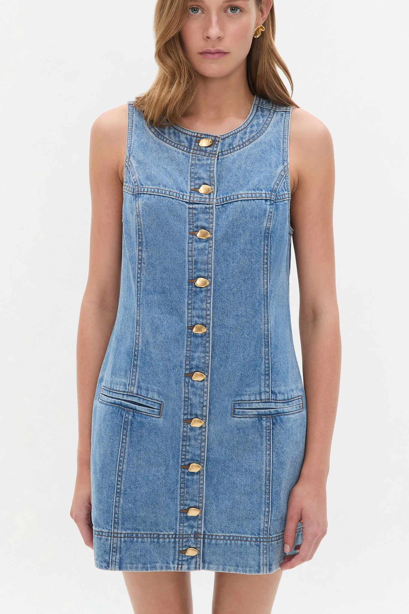 Holland Denim Mini Dress