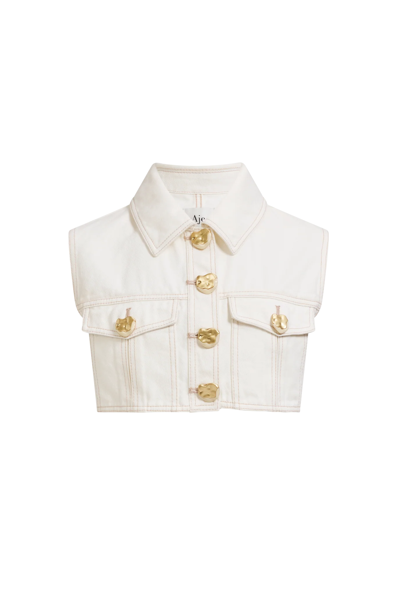 Ivy Denim Cropped Top