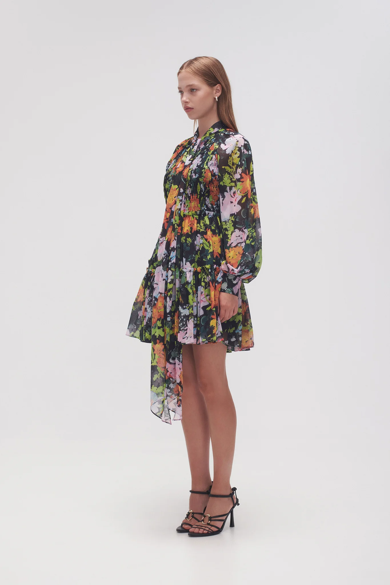 Marlowe Shirred Mini Dress