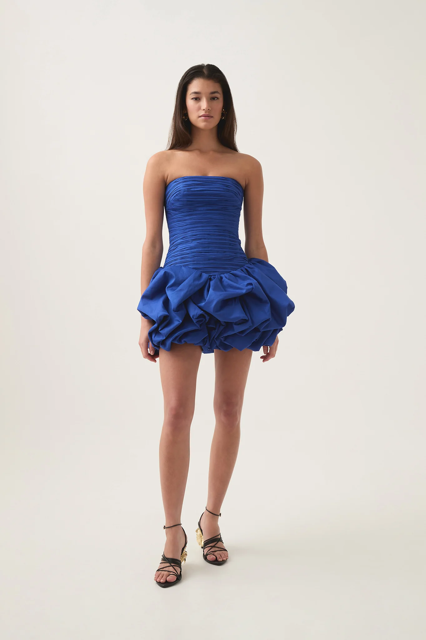 Violette Bubble Hem Mini Dress