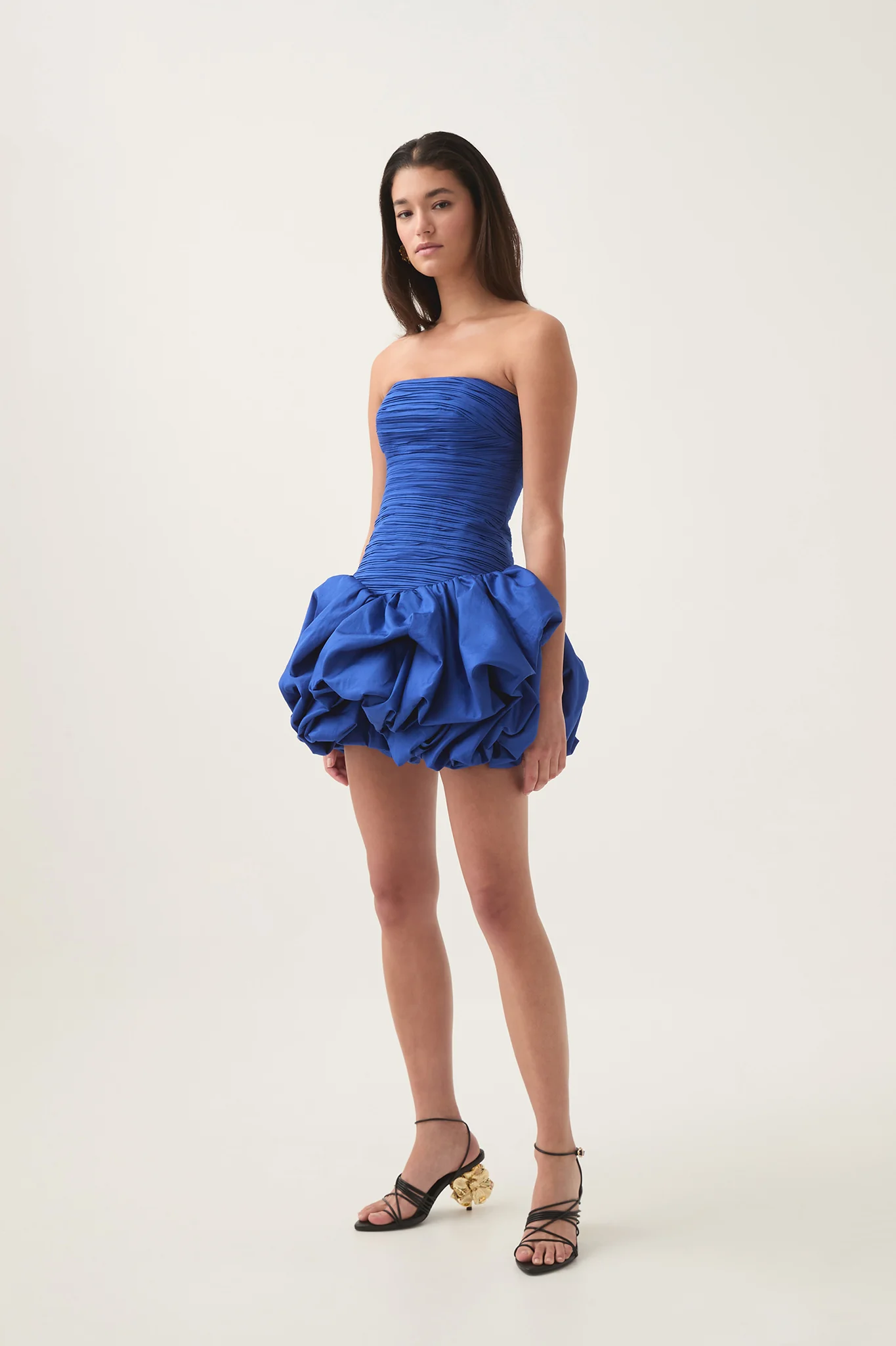 Violette Bubble Hem Mini Dress
