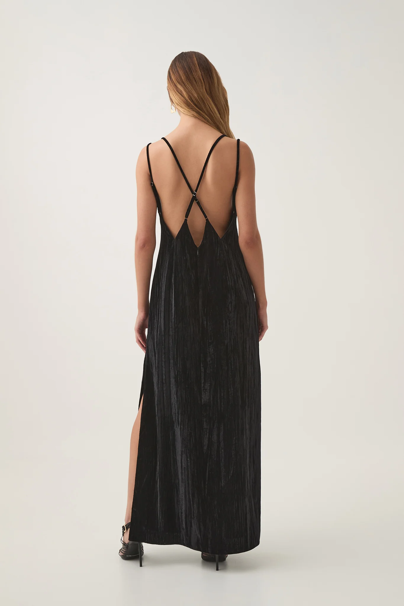 Moonbow Velvet Maxi Dress