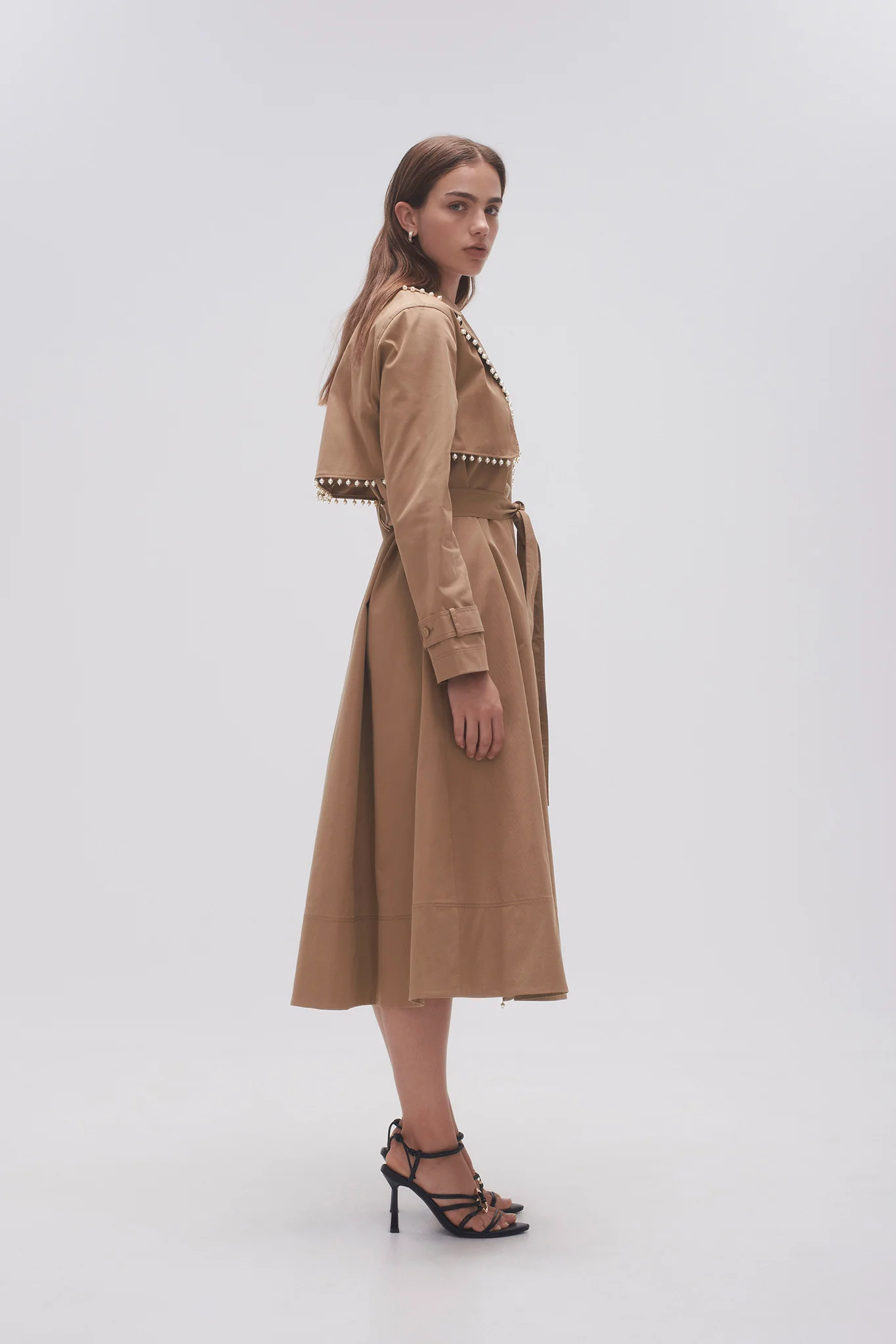 Constellation Pearl Trim Coat