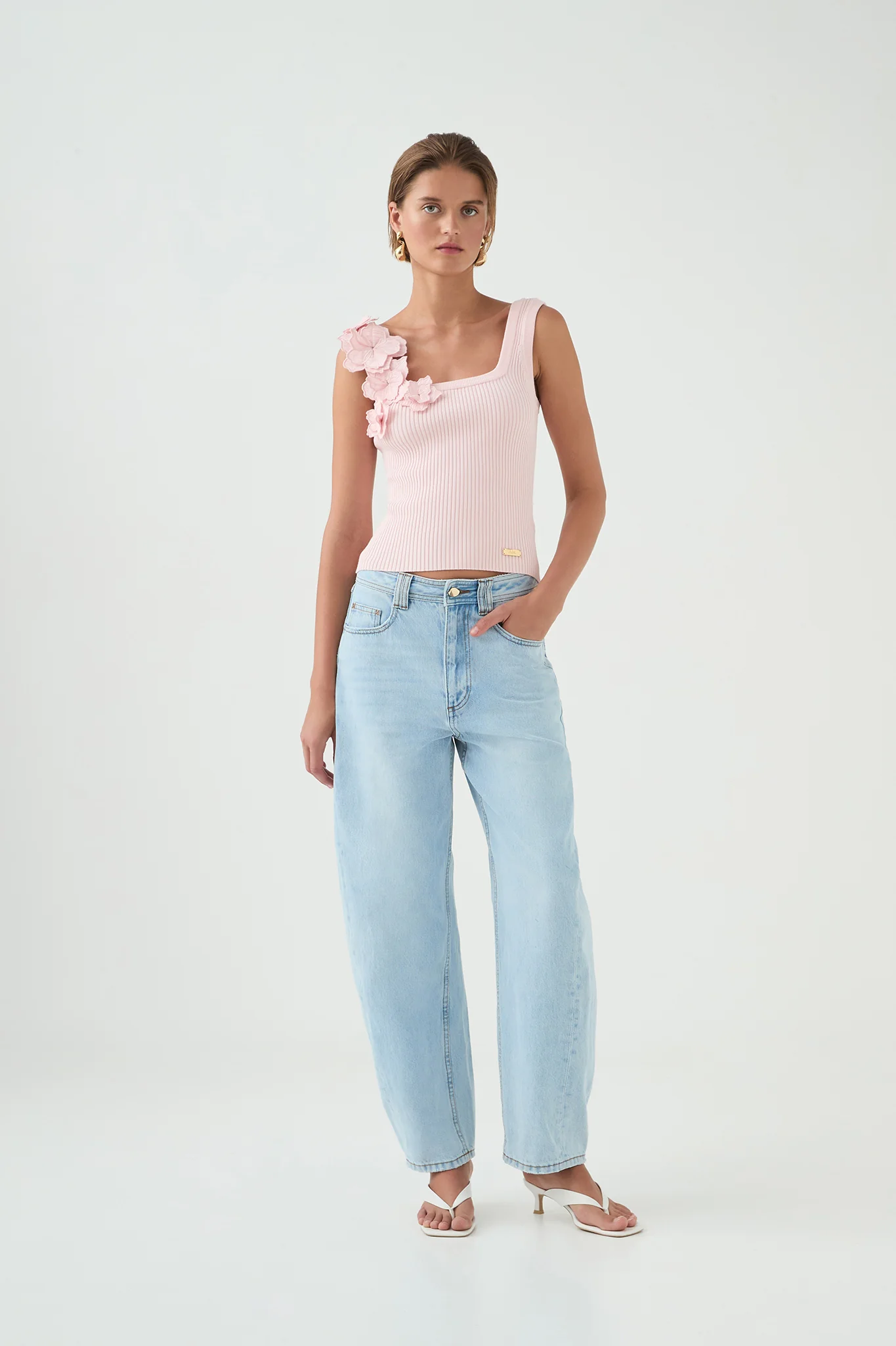 Splendour Flower Knit Tank