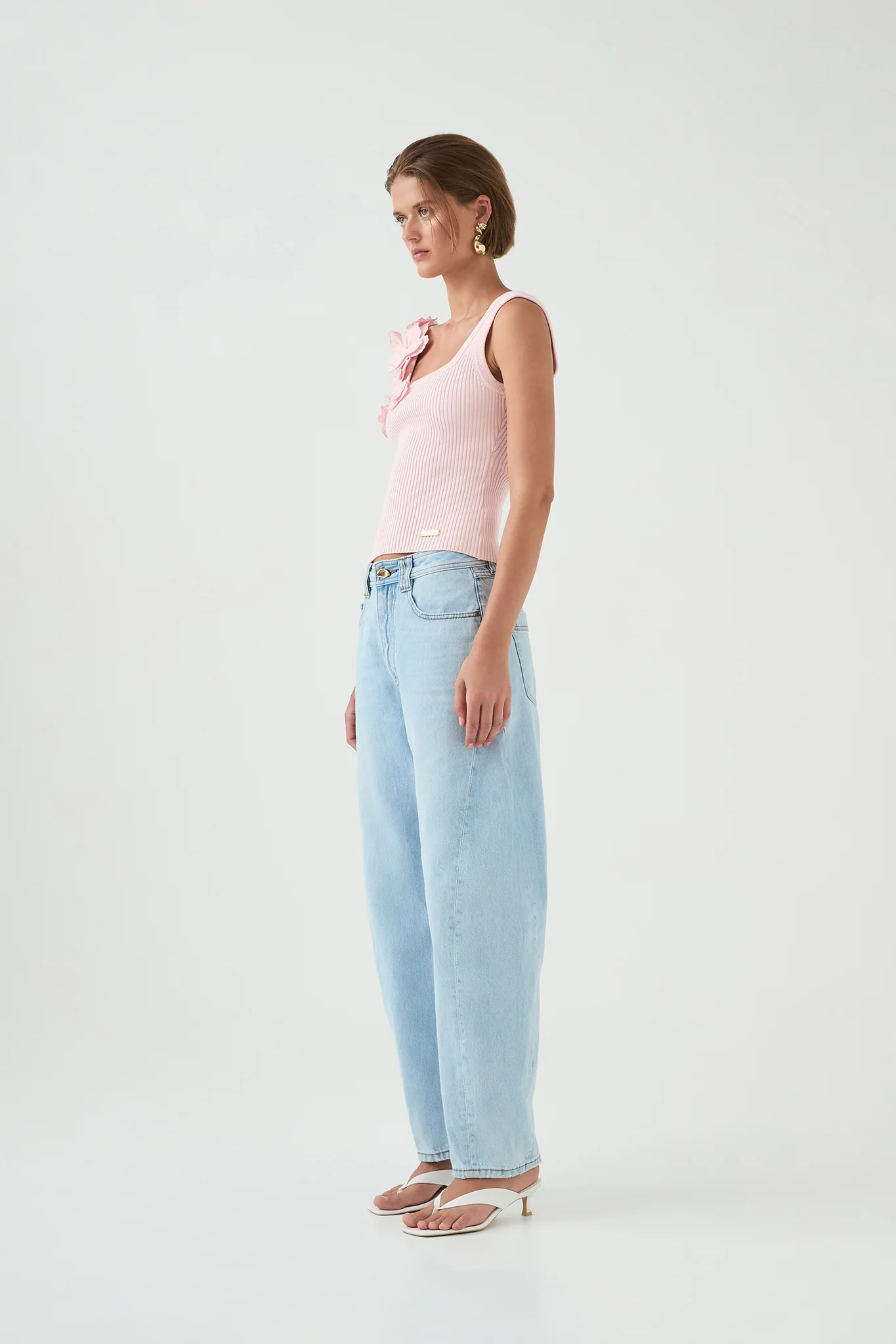 Splendour Flower Knit Tank