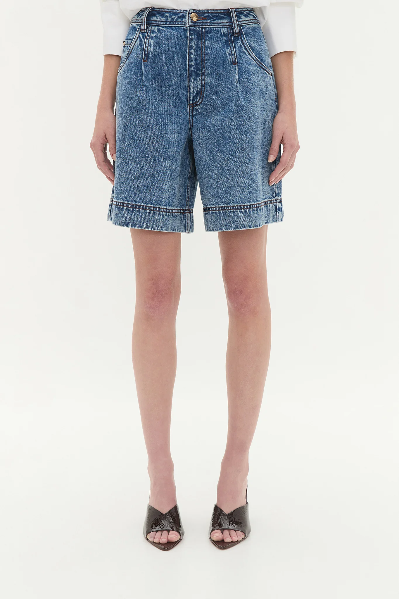 Flynn Longline Denim Short