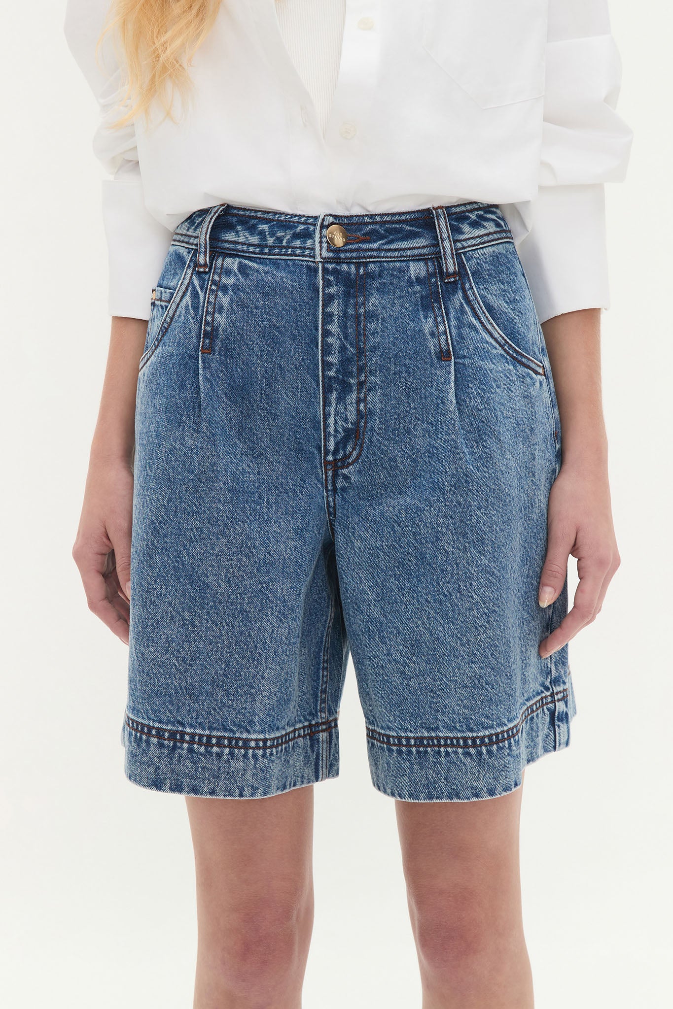 Flynn Longline Denim Short
