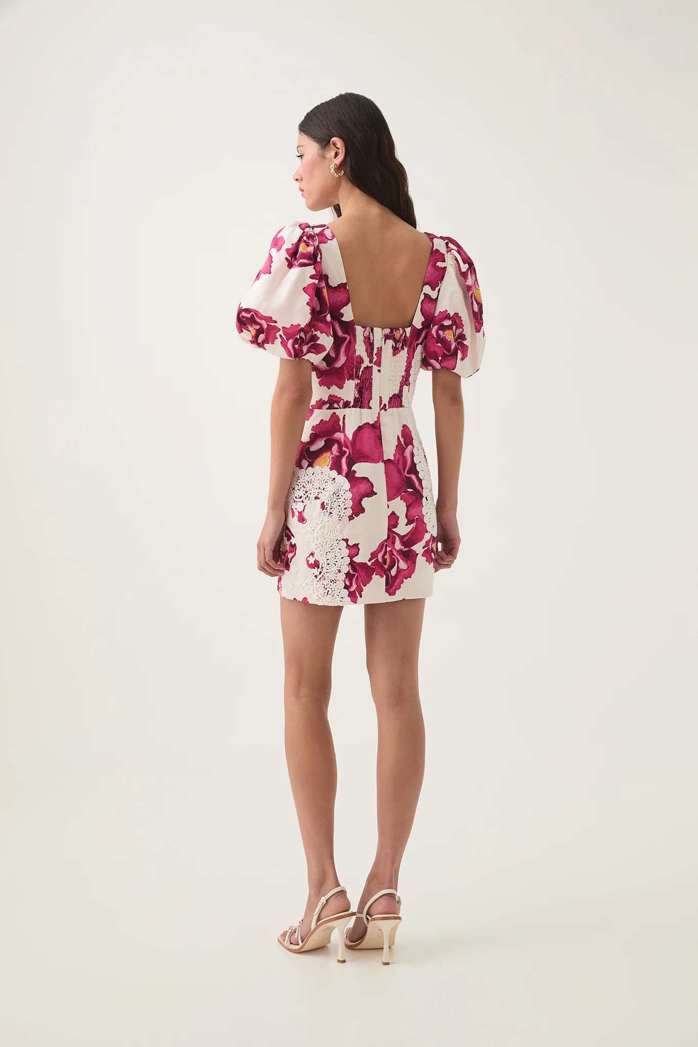 Solace Lace Trim Mini Dress