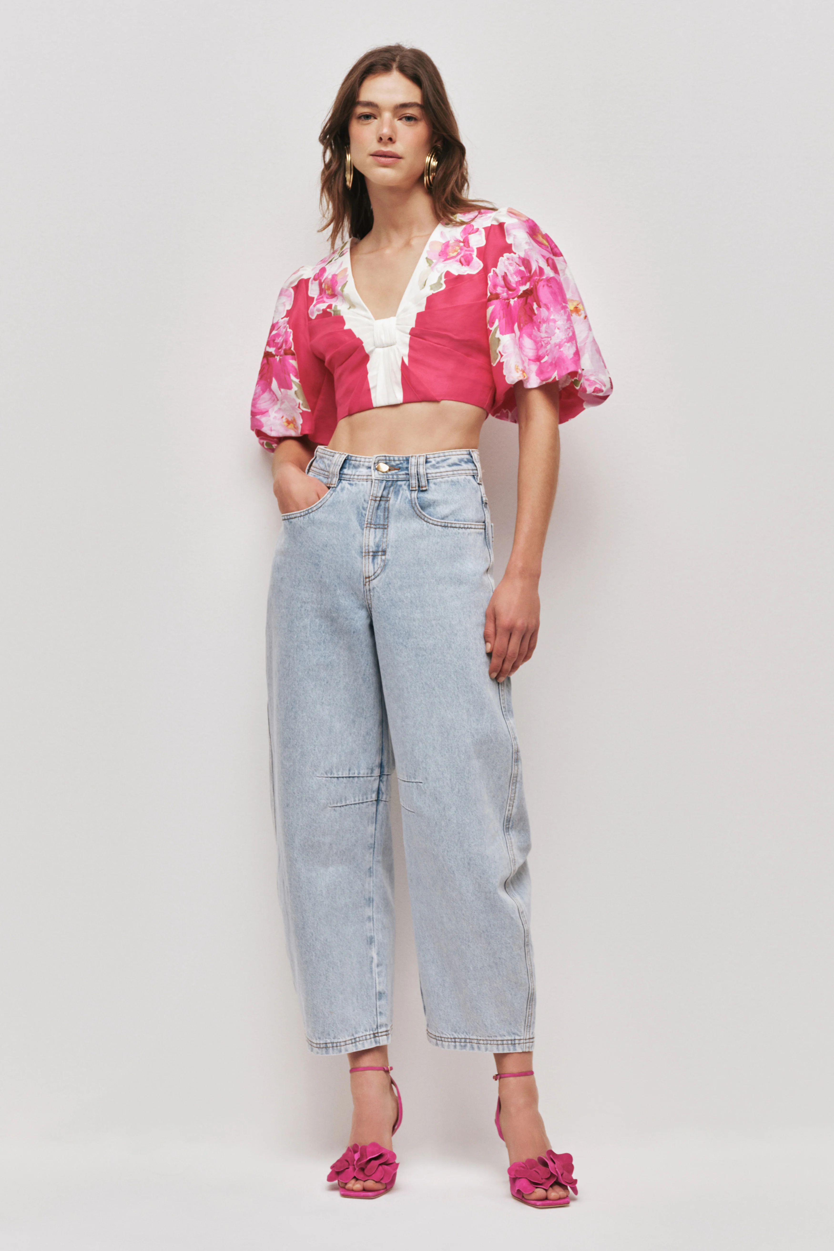 Overflow Knotted Crop Top