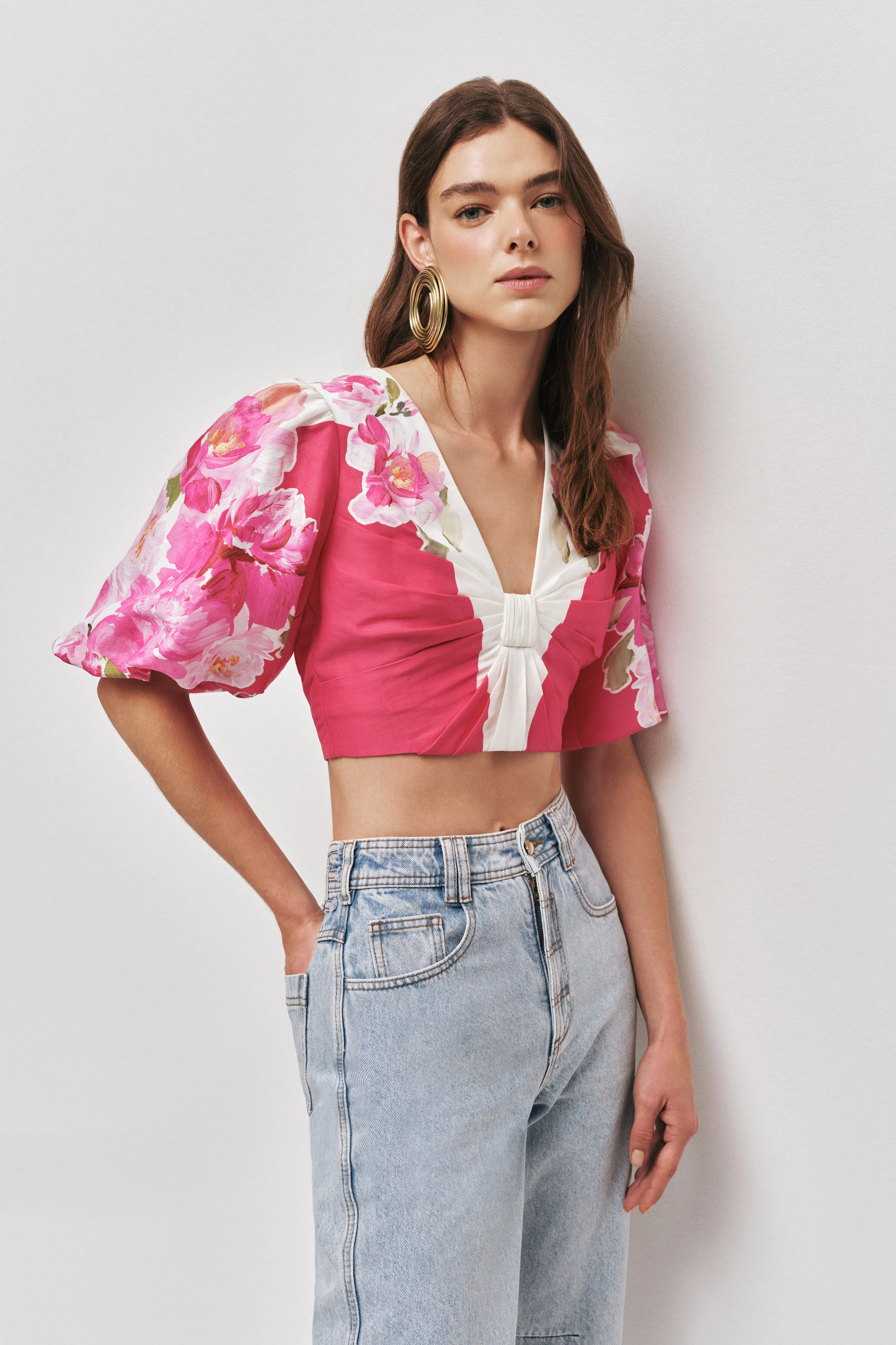 Overflow Knotted Crop Top