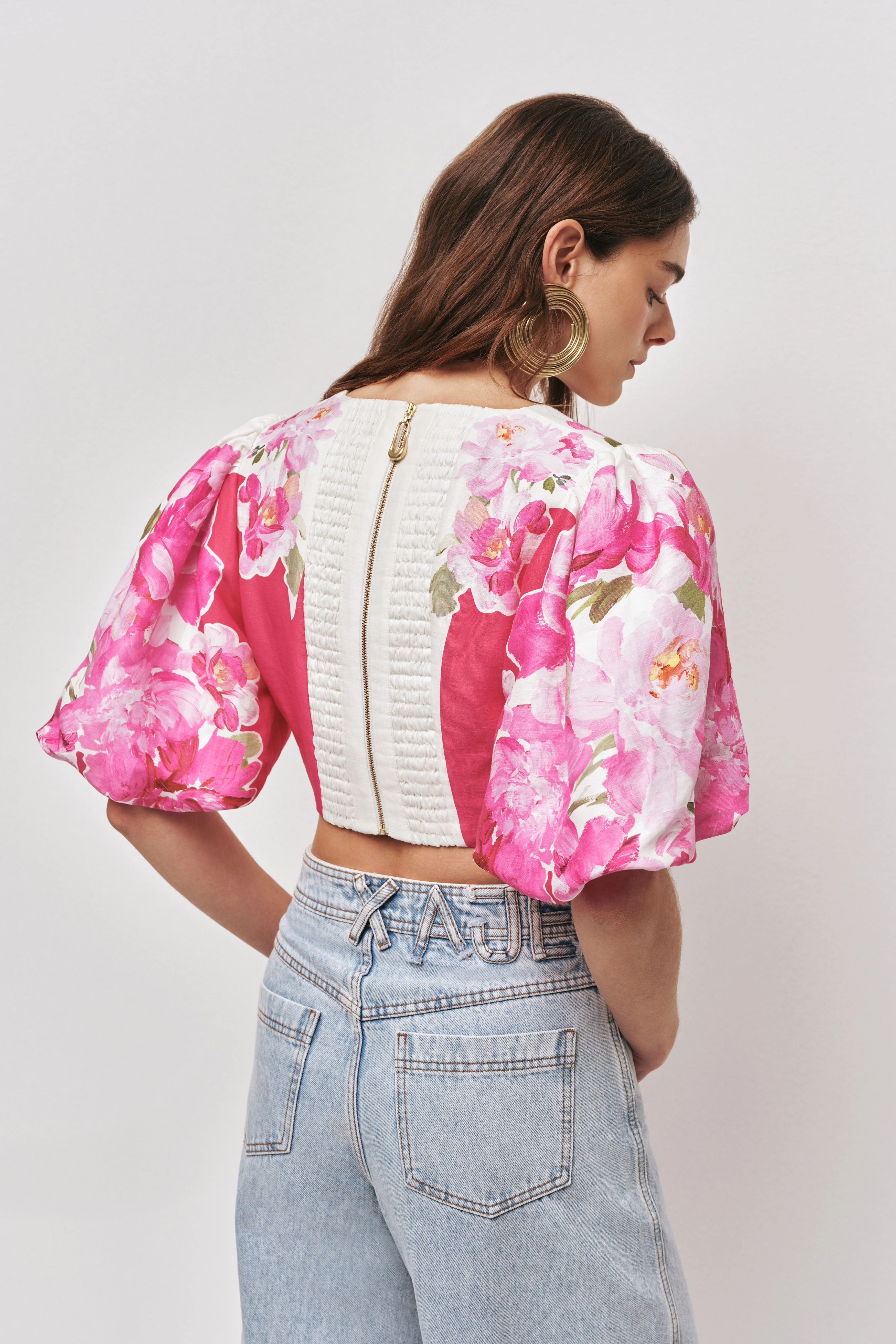 Overflow Knotted Crop Top