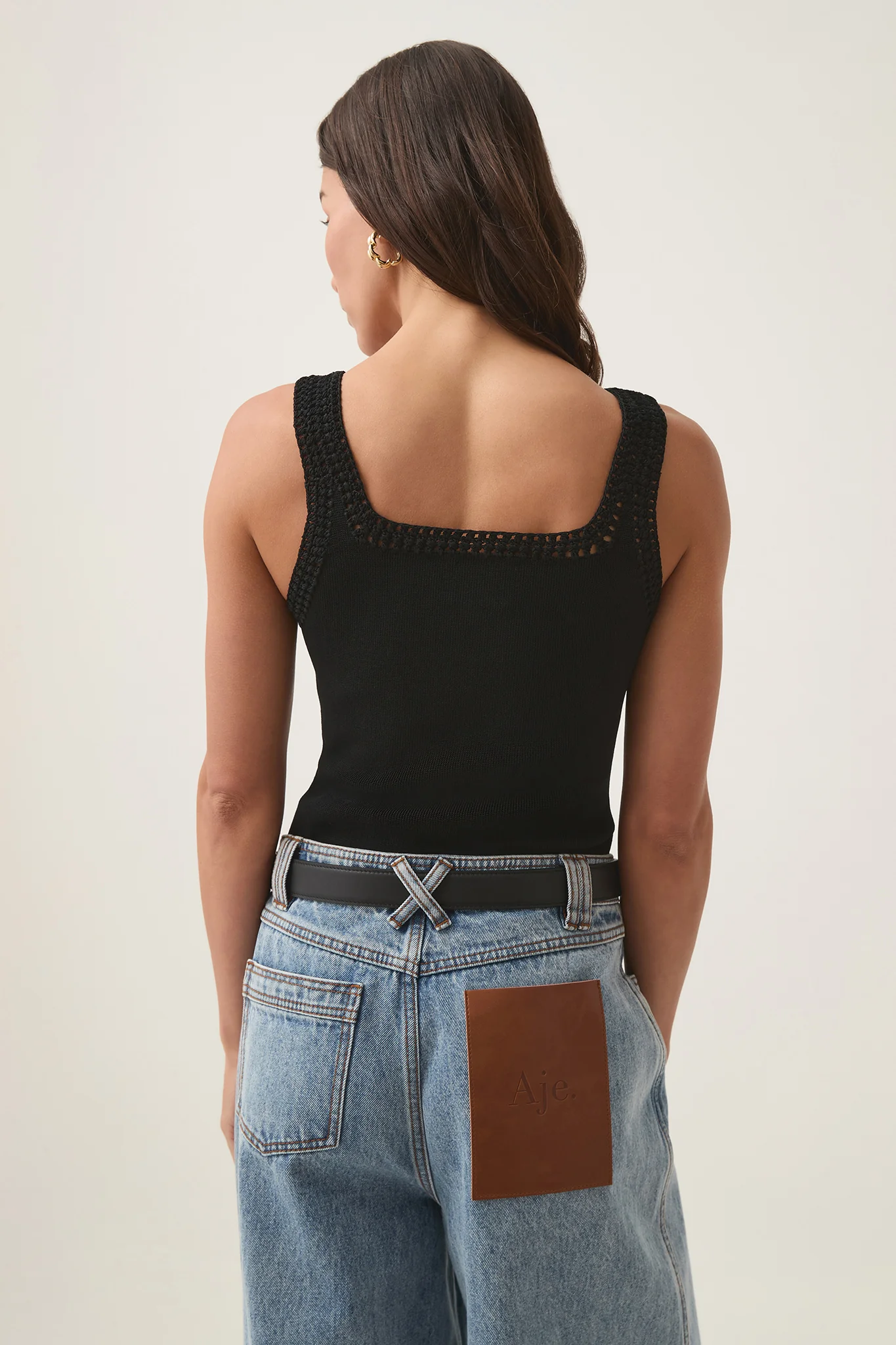 Tazia Crocheted Edge Tank