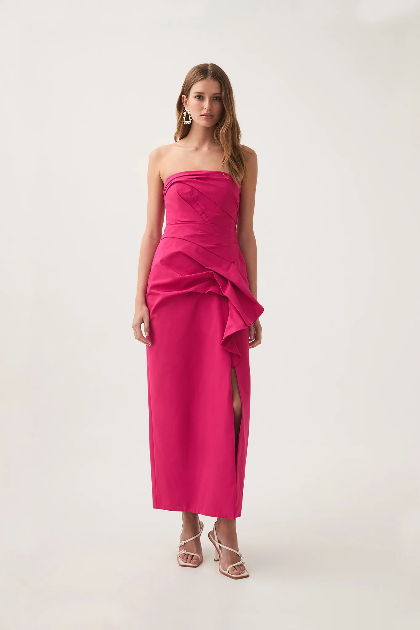 Roma Draped Midi Dress