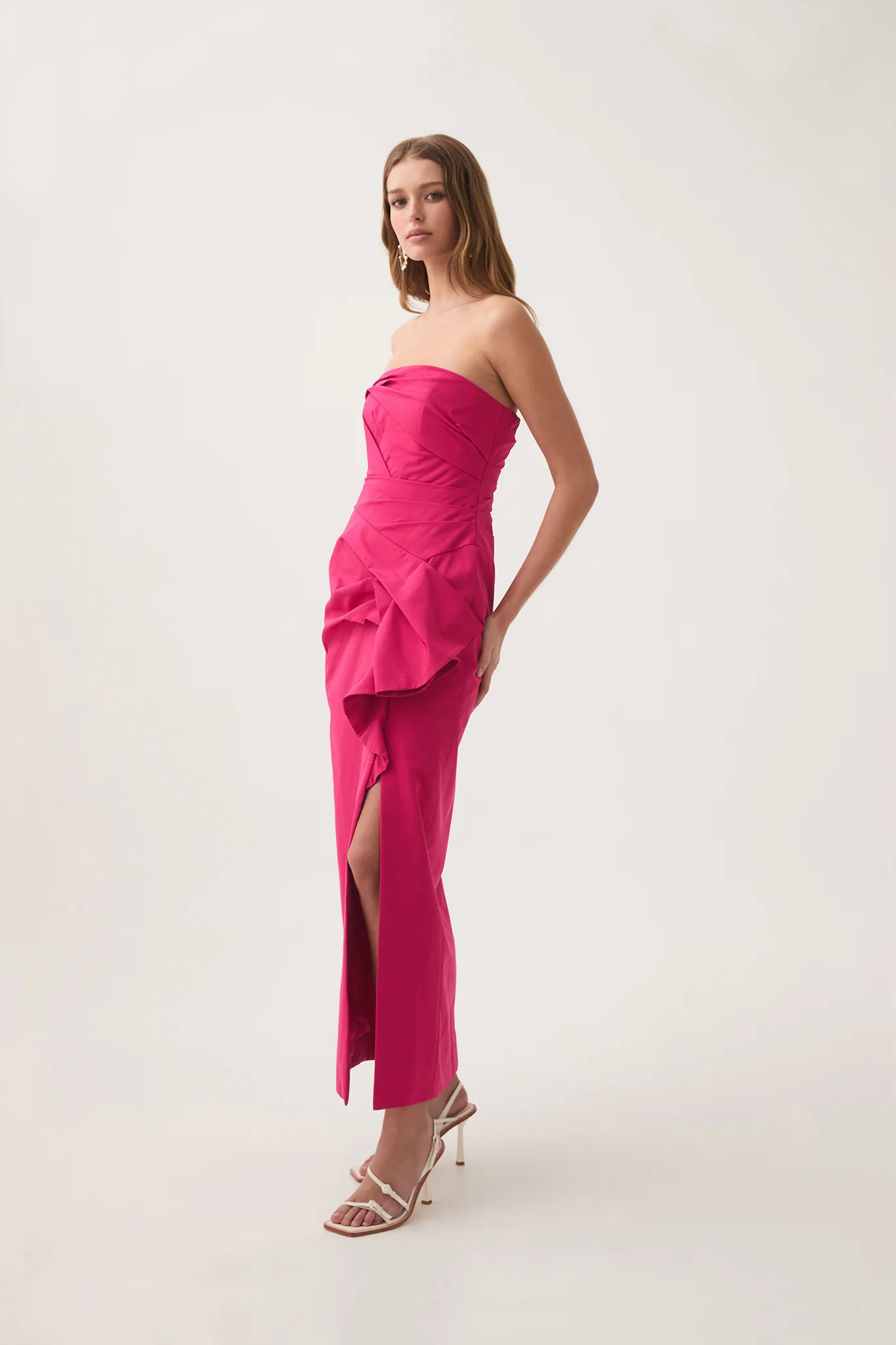 Roma Draped Midi Dress