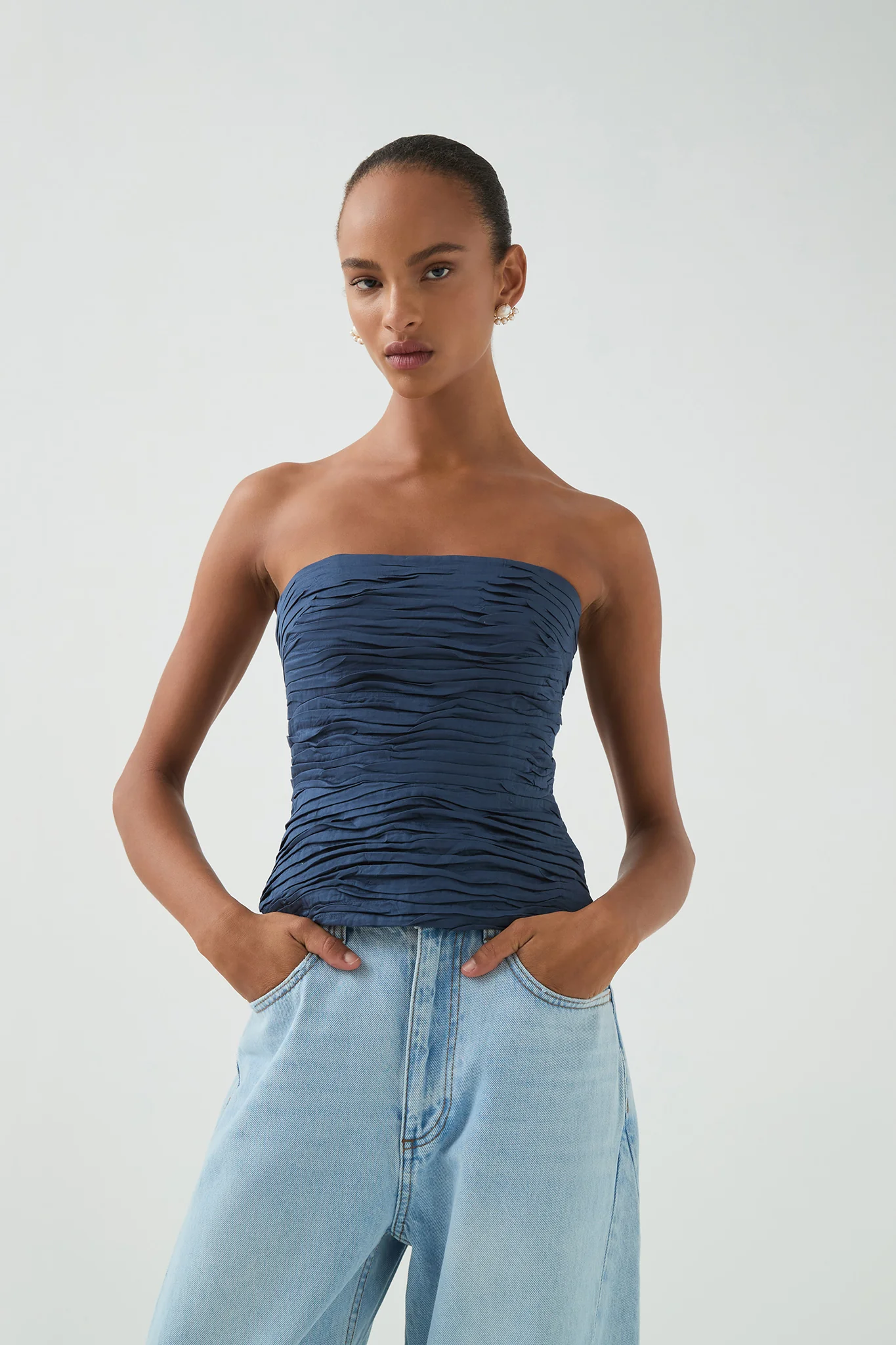 11768-sunbeam-ruched-bustier-1.webp Sunbeam Ruched Bustier