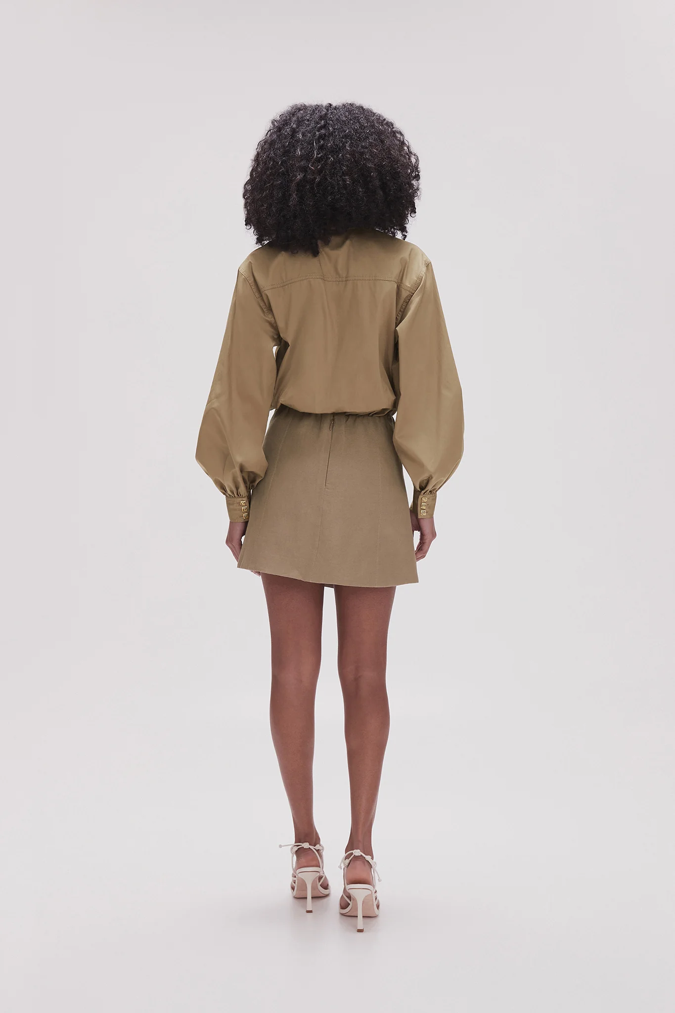 Realm Wrap Front Mini Skirt