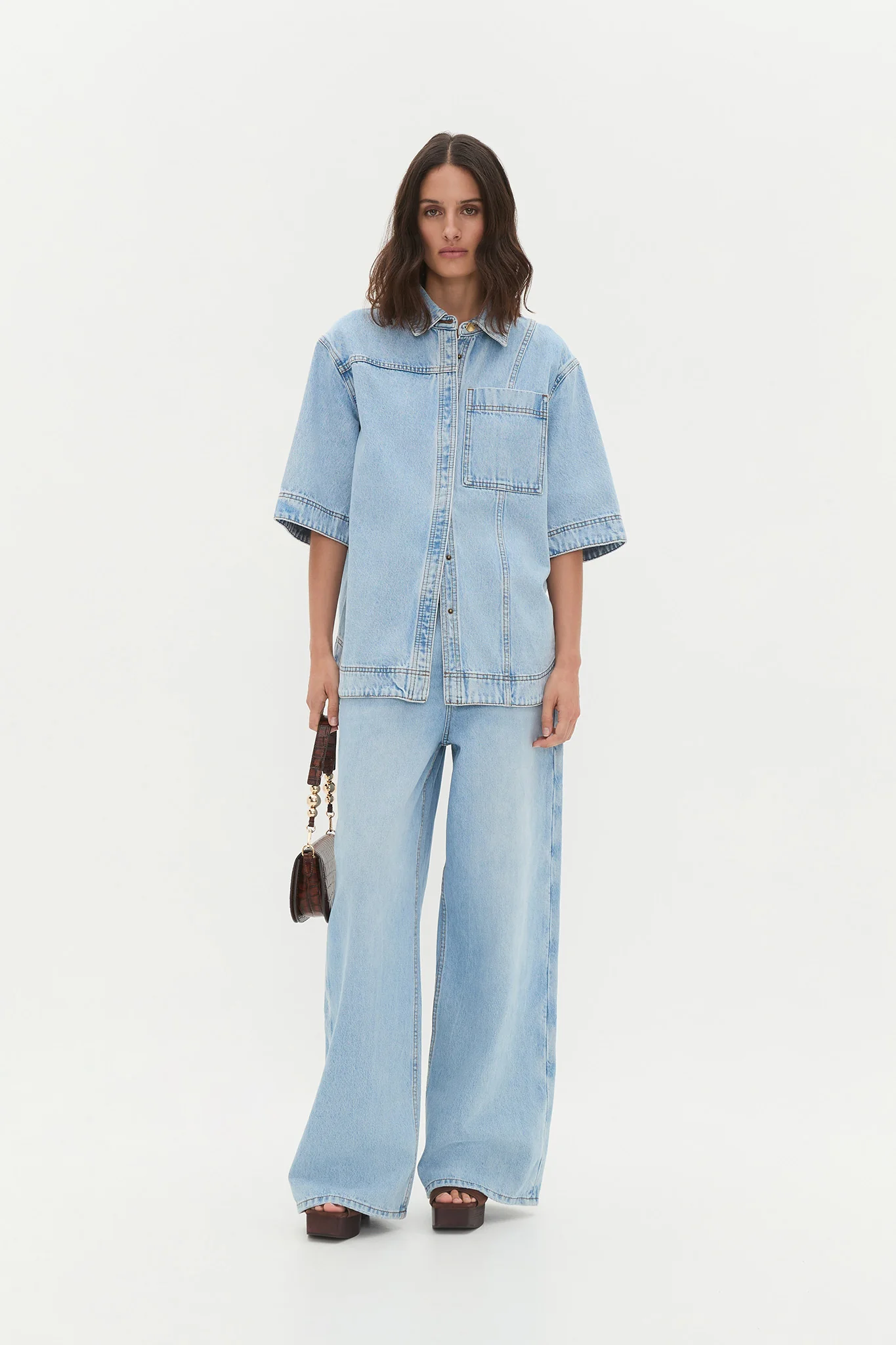 Rylan Ss Denim Shirt