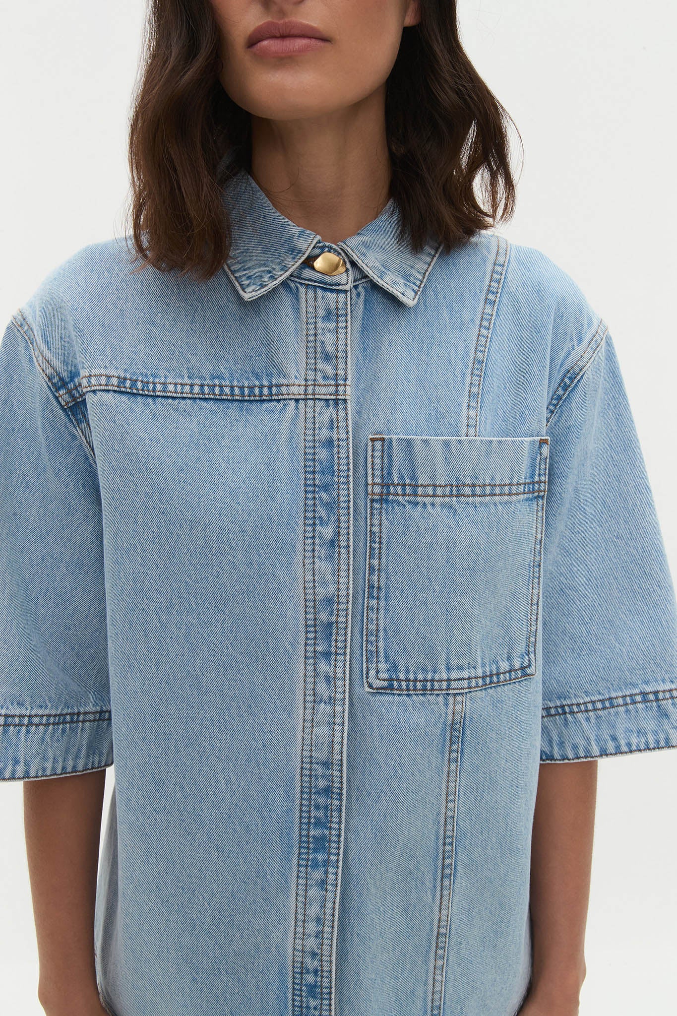 Rylan Ss Denim Shirt