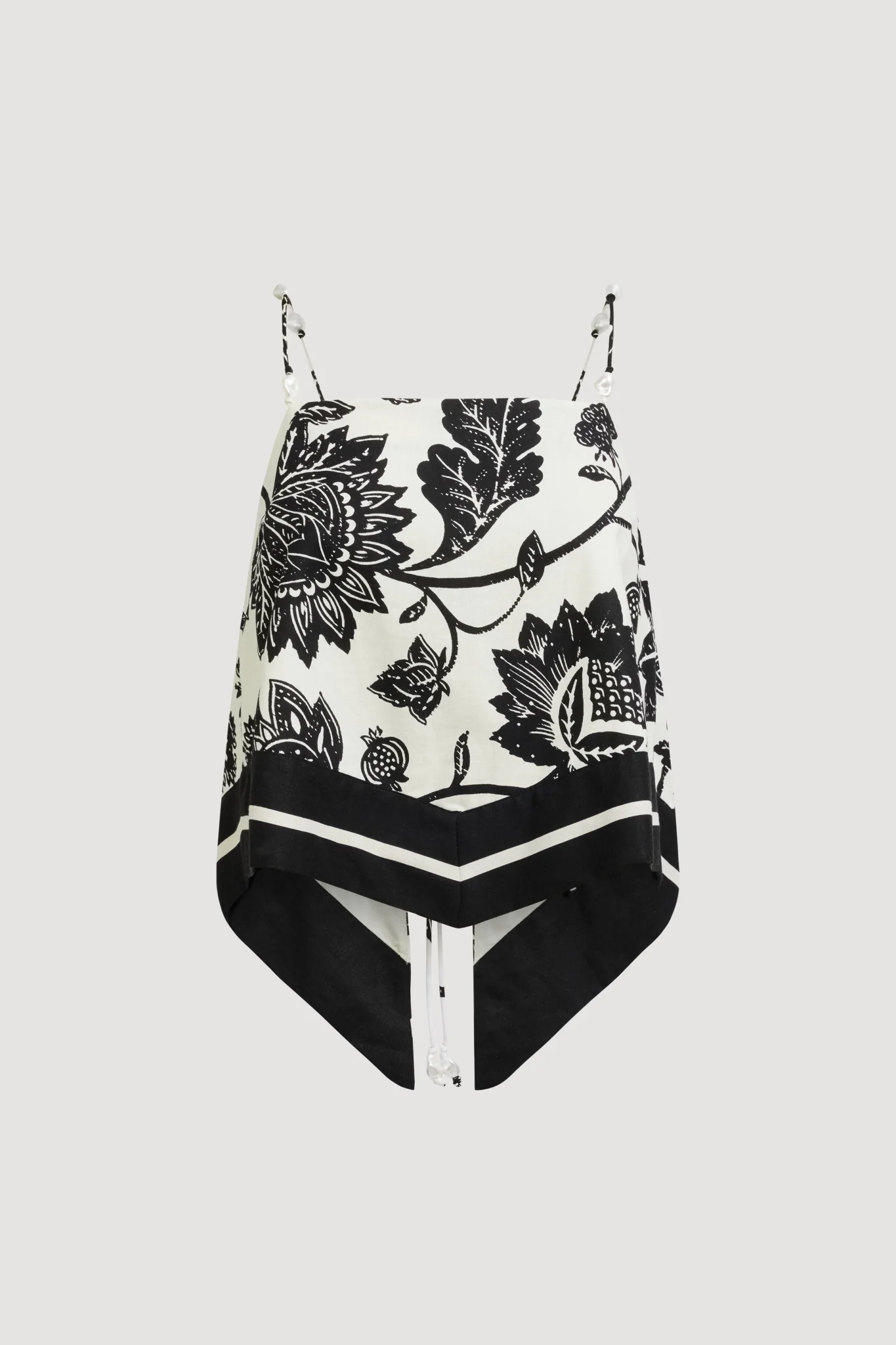 Carmine Tie Back Top