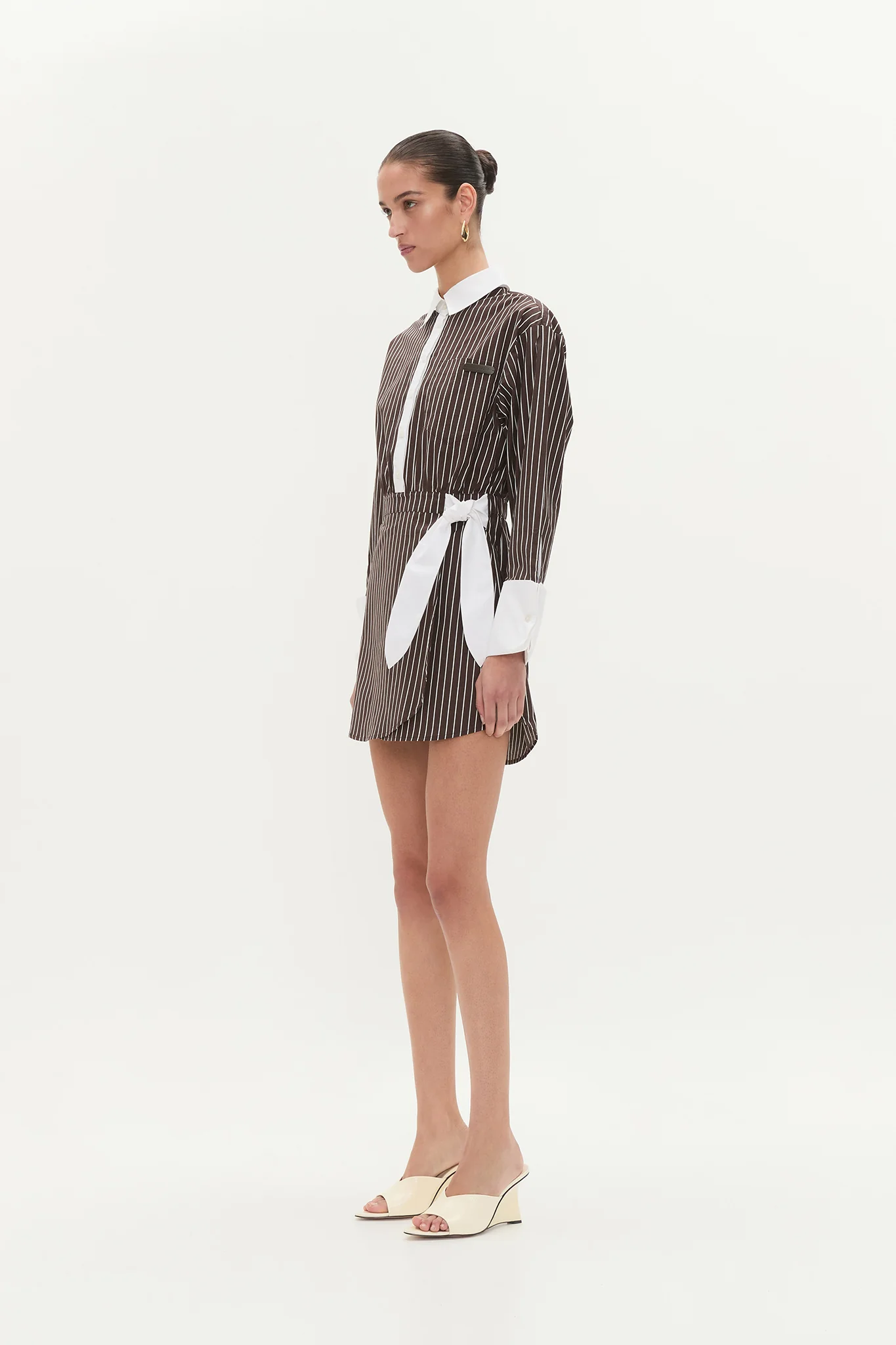 Palmer Striped Shirt Dress