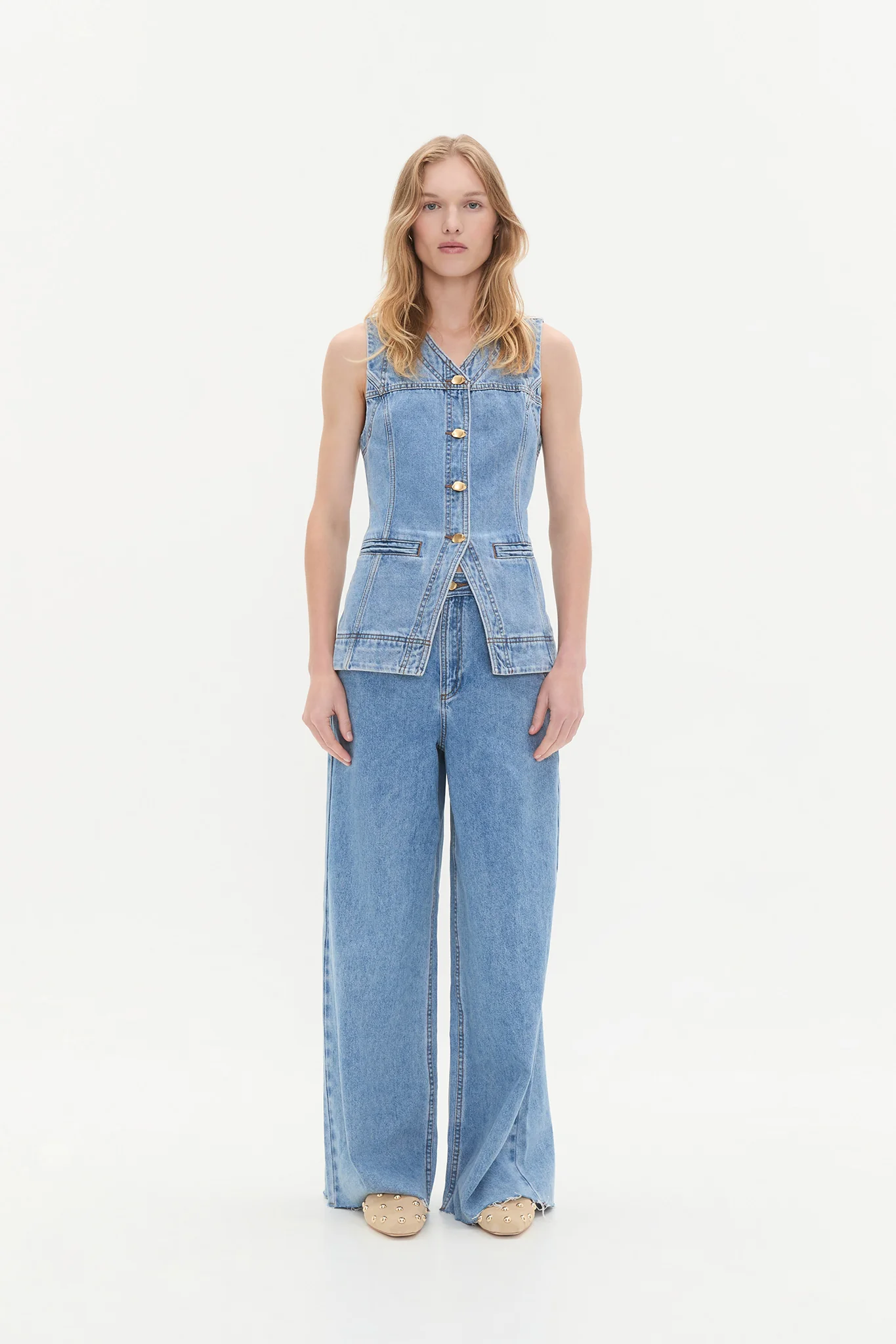 Holland Denim Vest