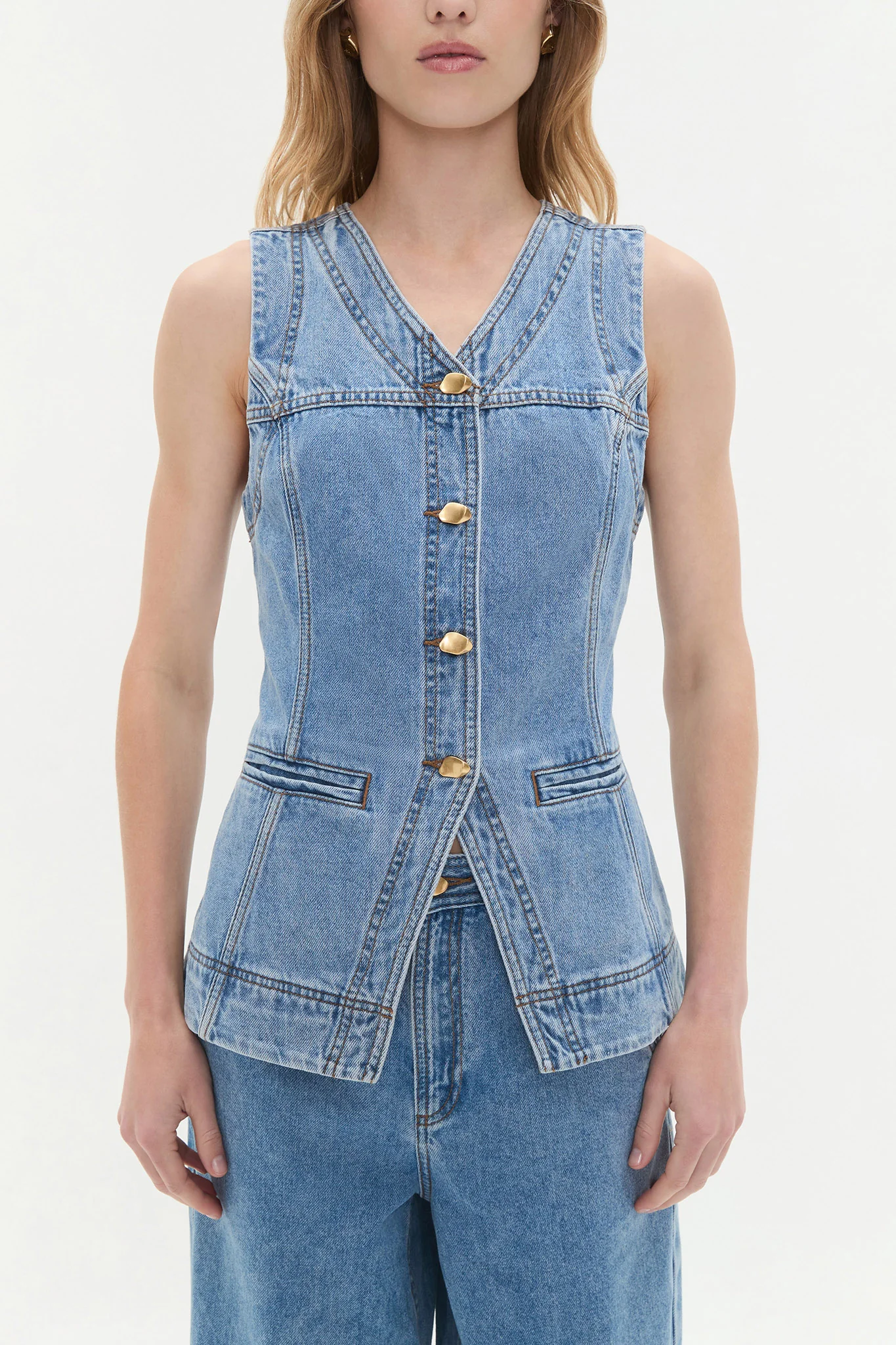 Holland Denim Vest