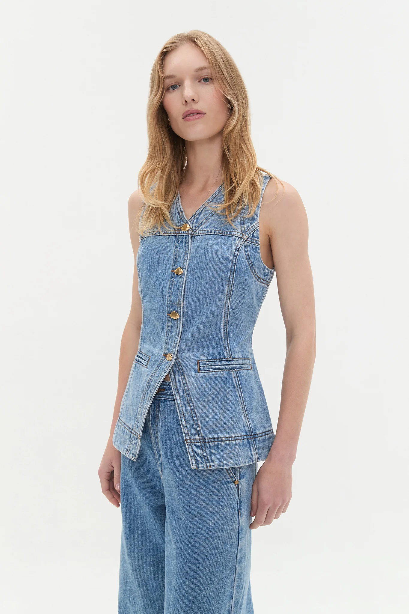 Holland Denim Vest
