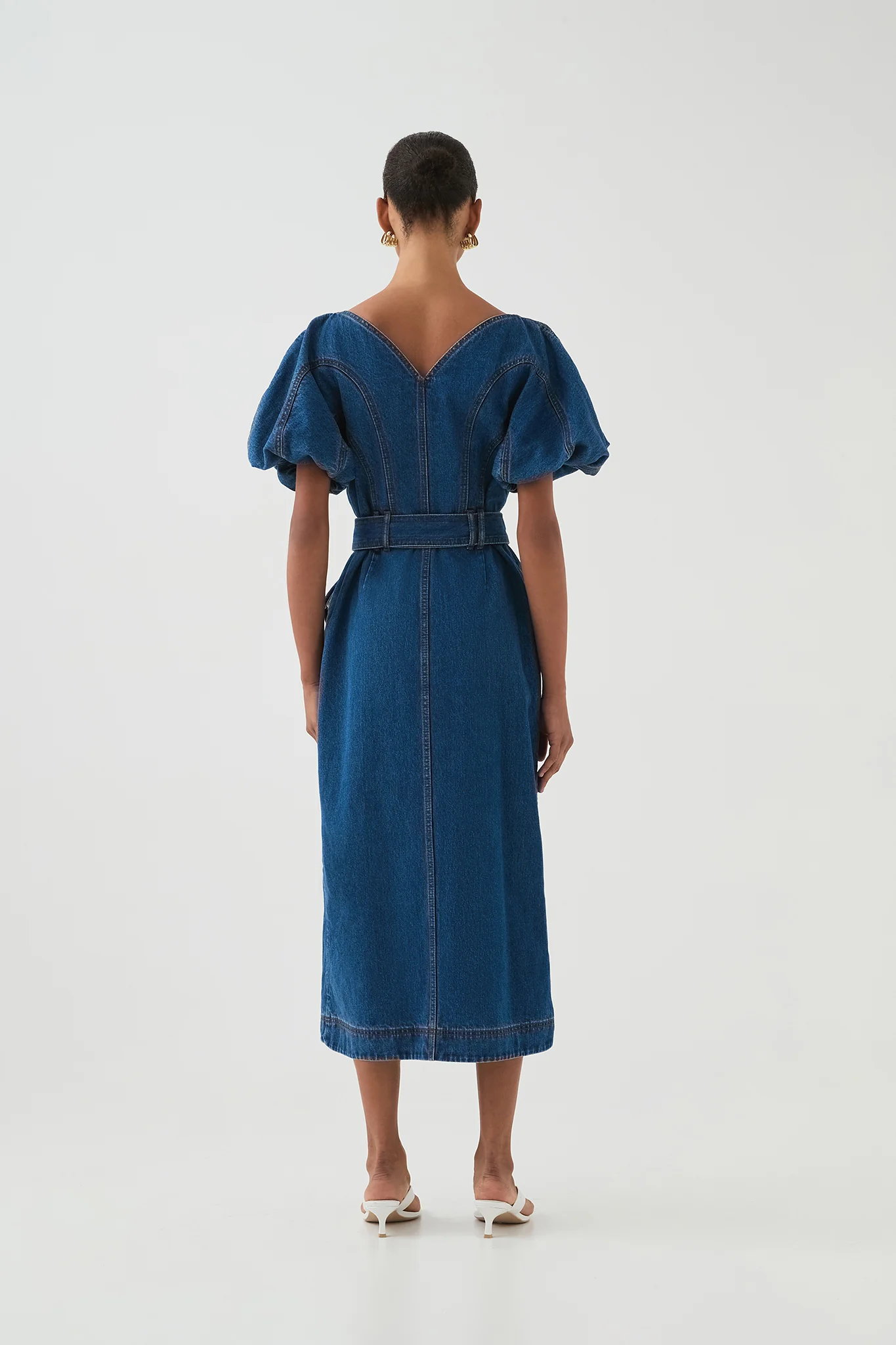 Harper Denim Midi Dress