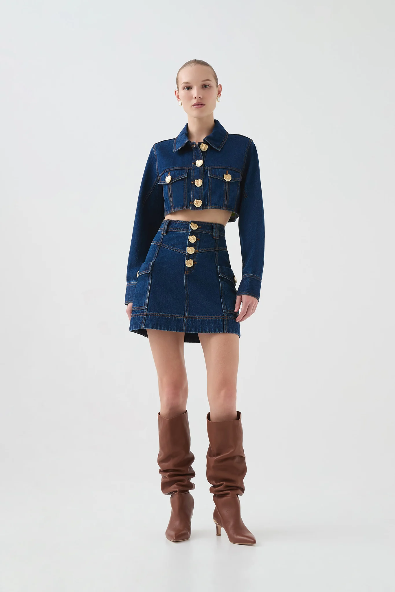 Genesis Denim Mini Skirt