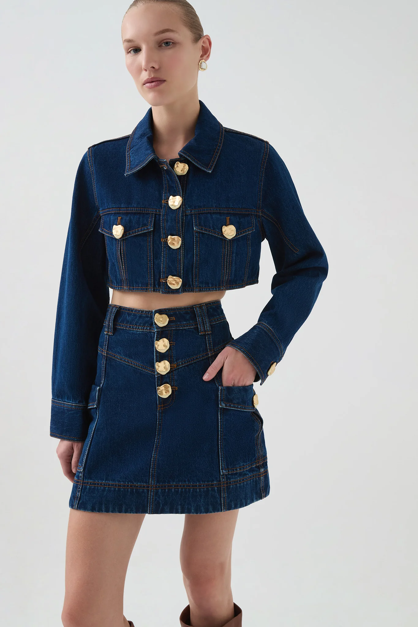 Genesis Denim Mini Skirt