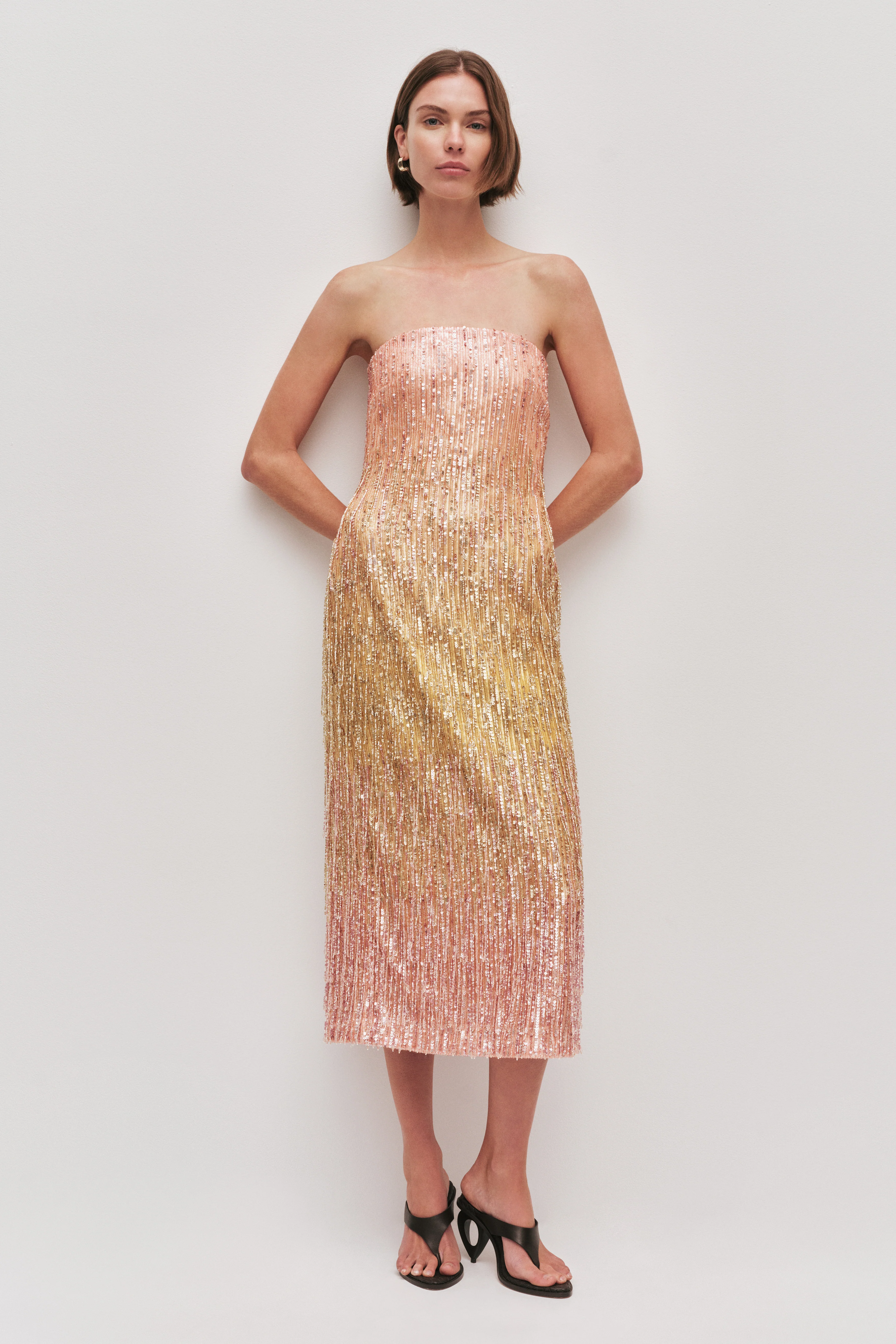 Amulet Sequin Midi Dress