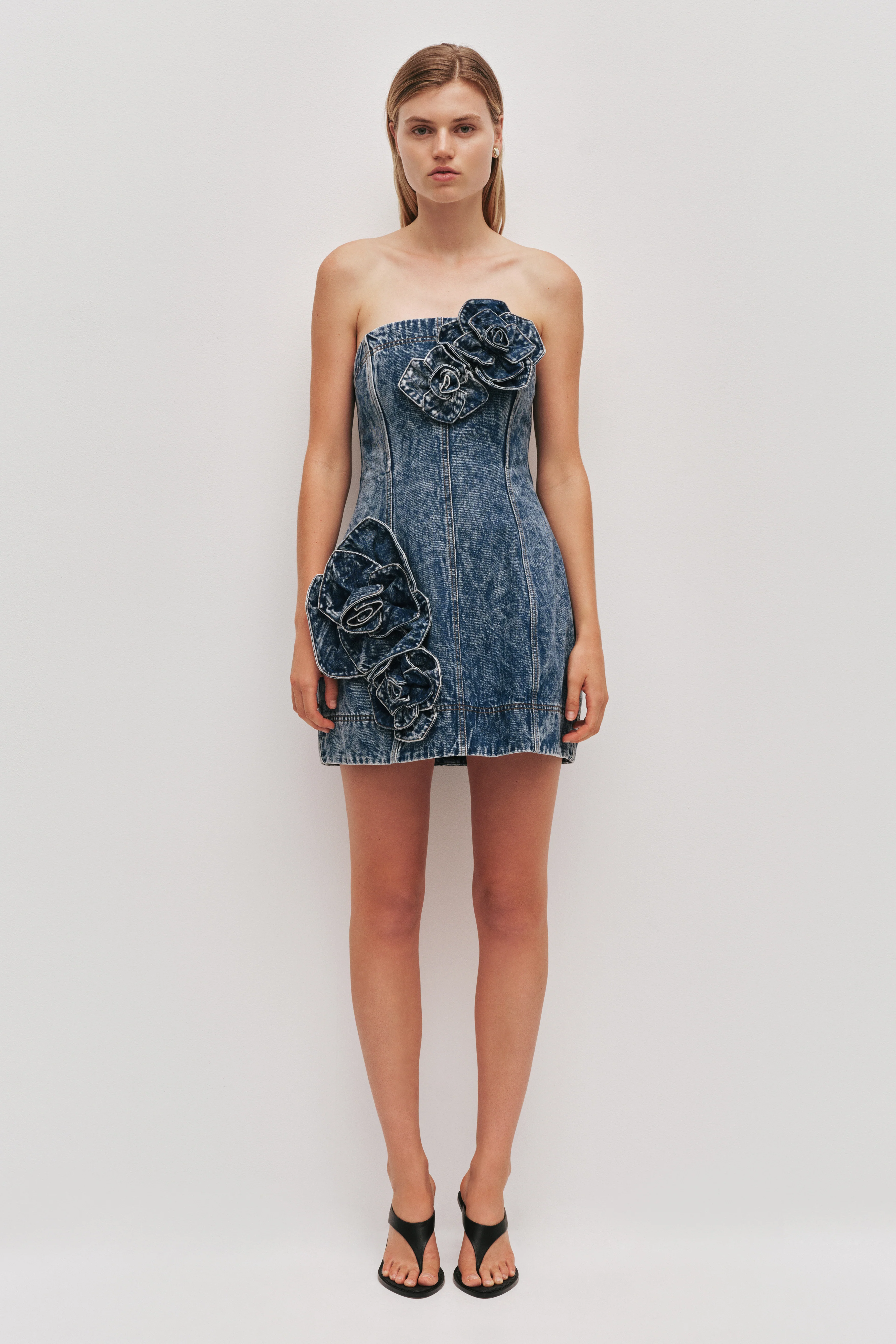 Angelina Denim Mini Dress