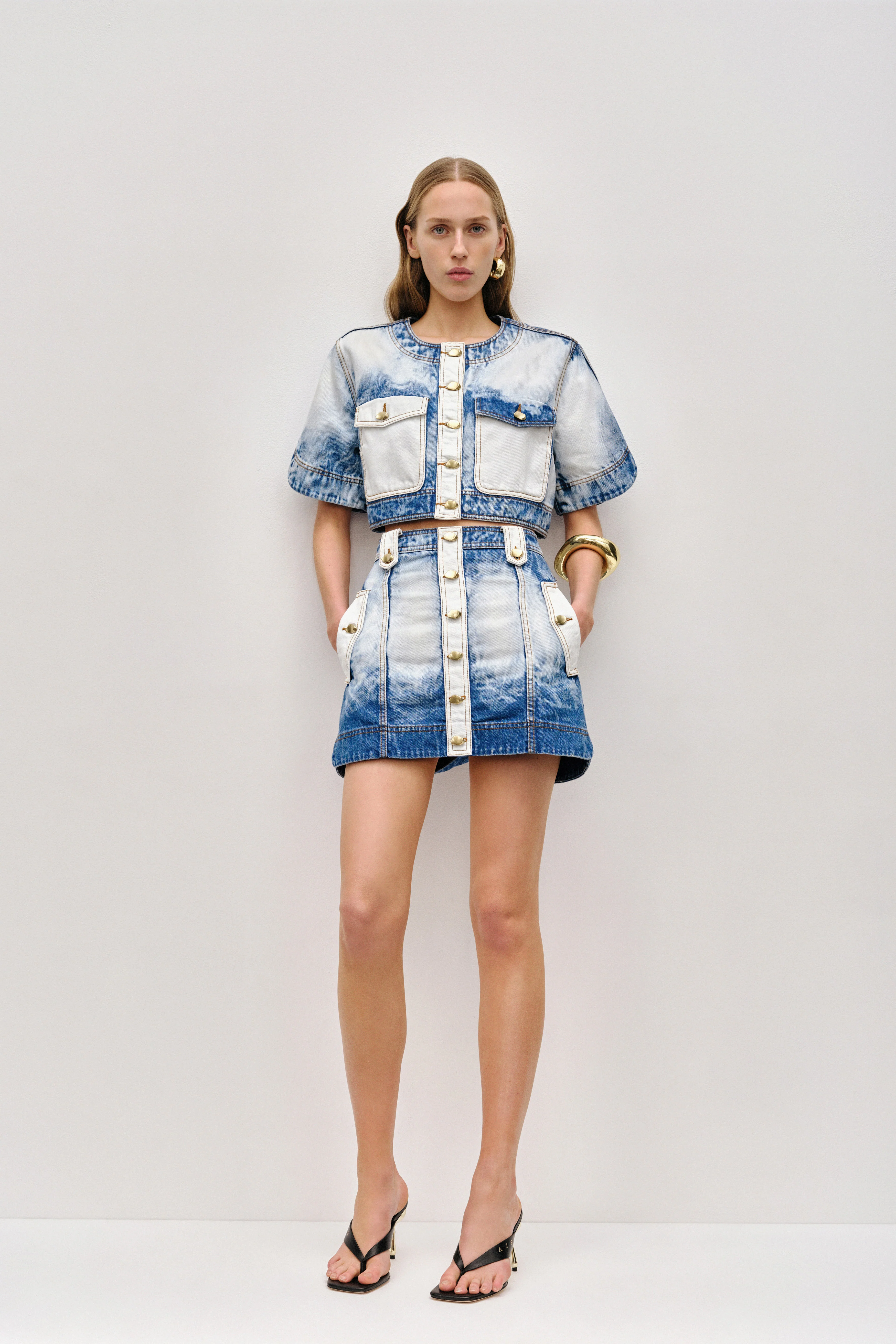 Tides Denim Mini Skirt