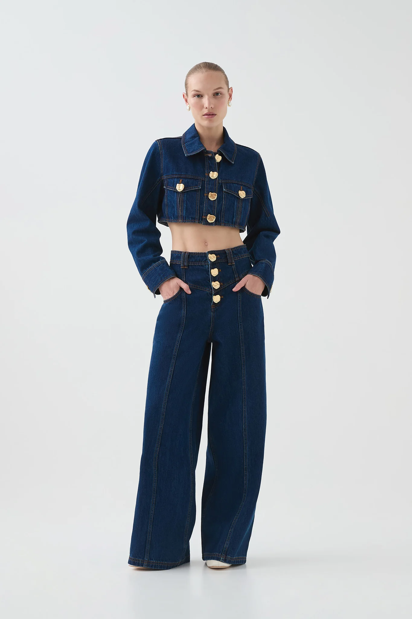 Genesis Cropped Denim Jacket
