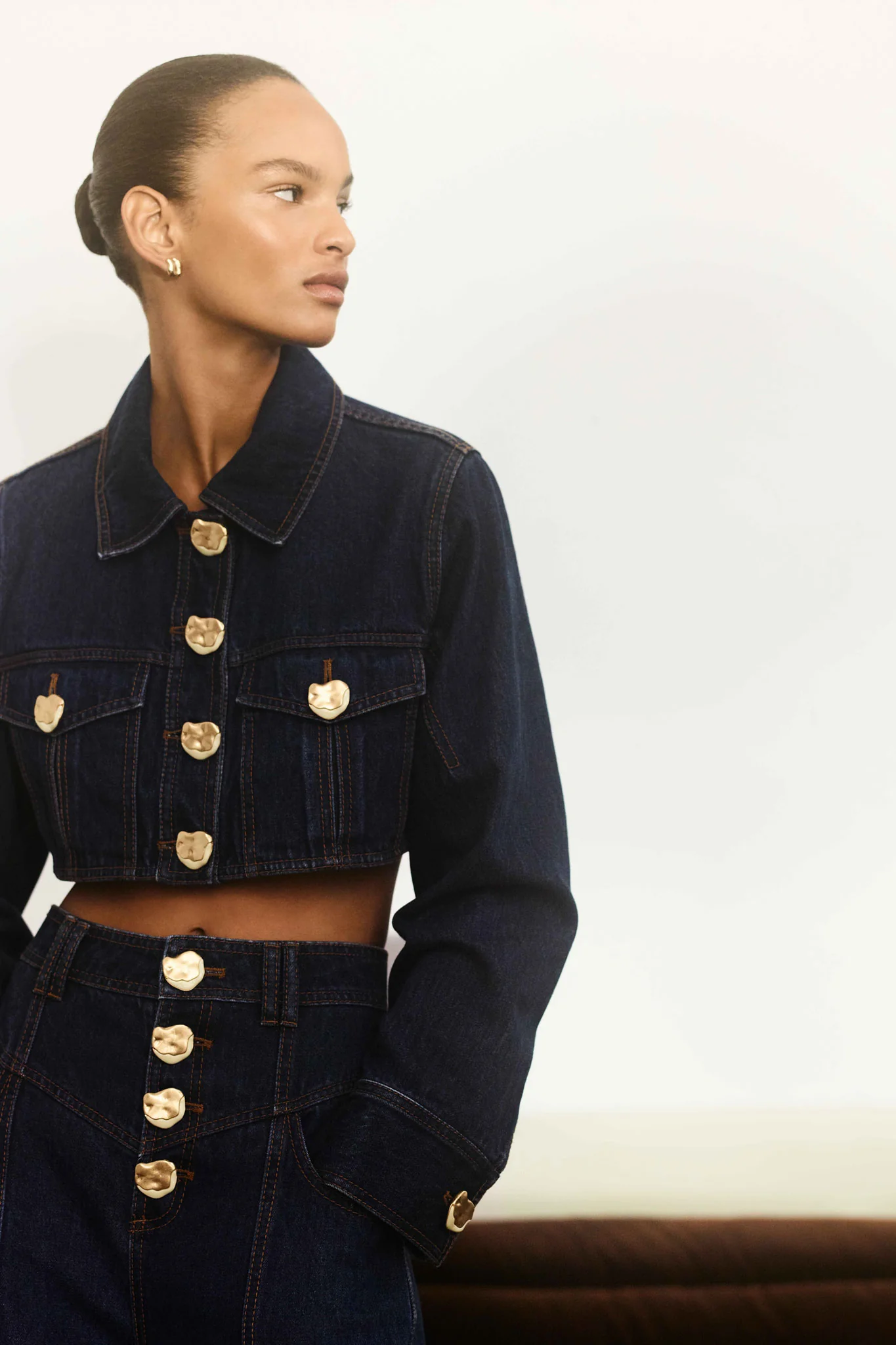 Genesis Cropped Denim Jacket