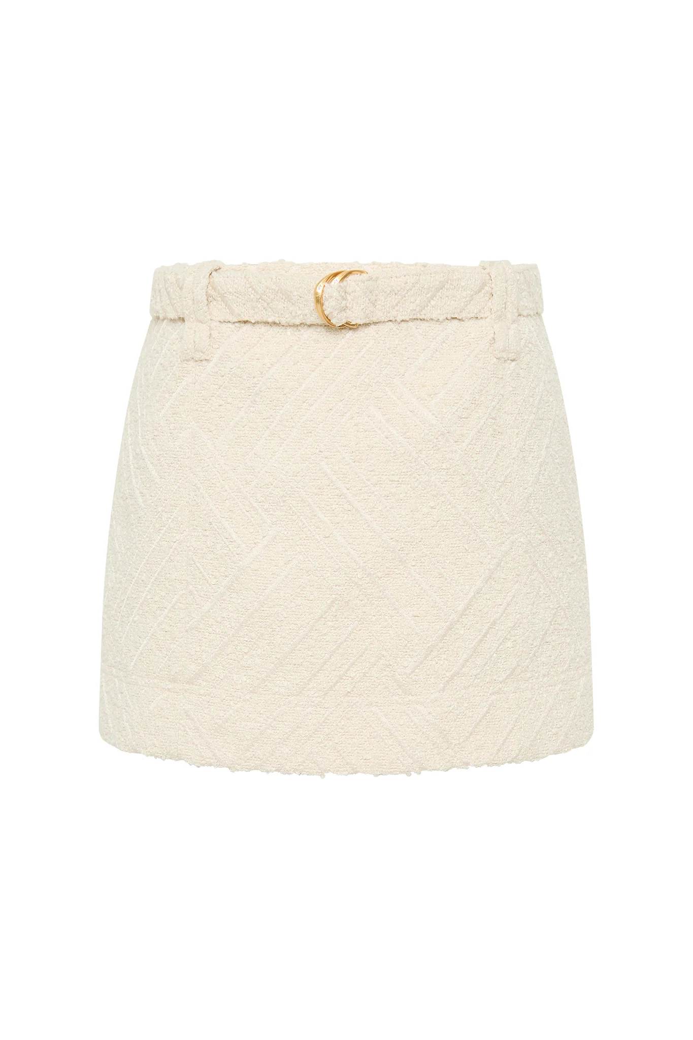 Tectonic Jacquard Mini Skirt