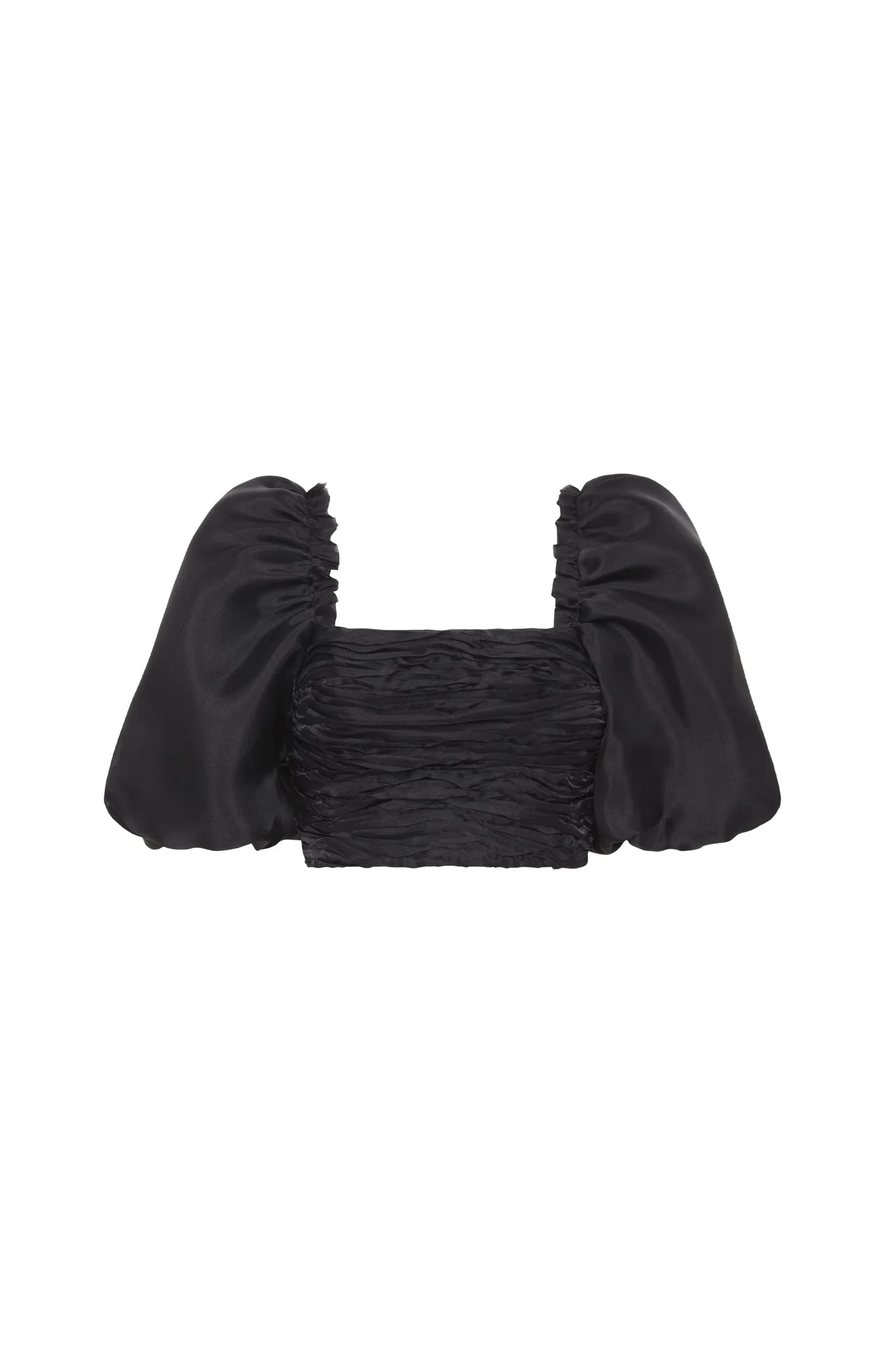 Myriad Puff Sleeve Cropped Top