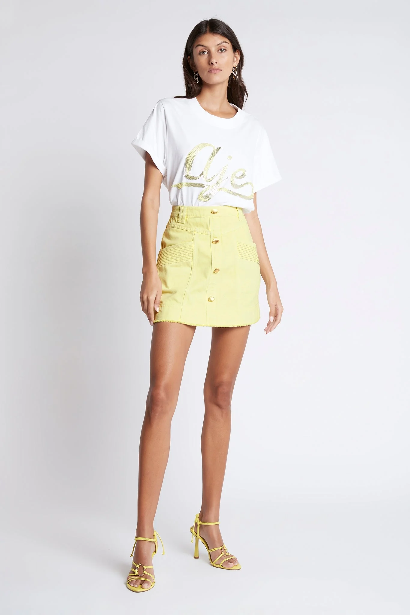 Como Denim Mini Skirt
