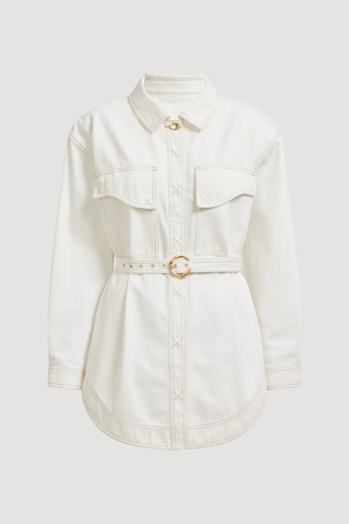 Jett Longline Denim Shirt