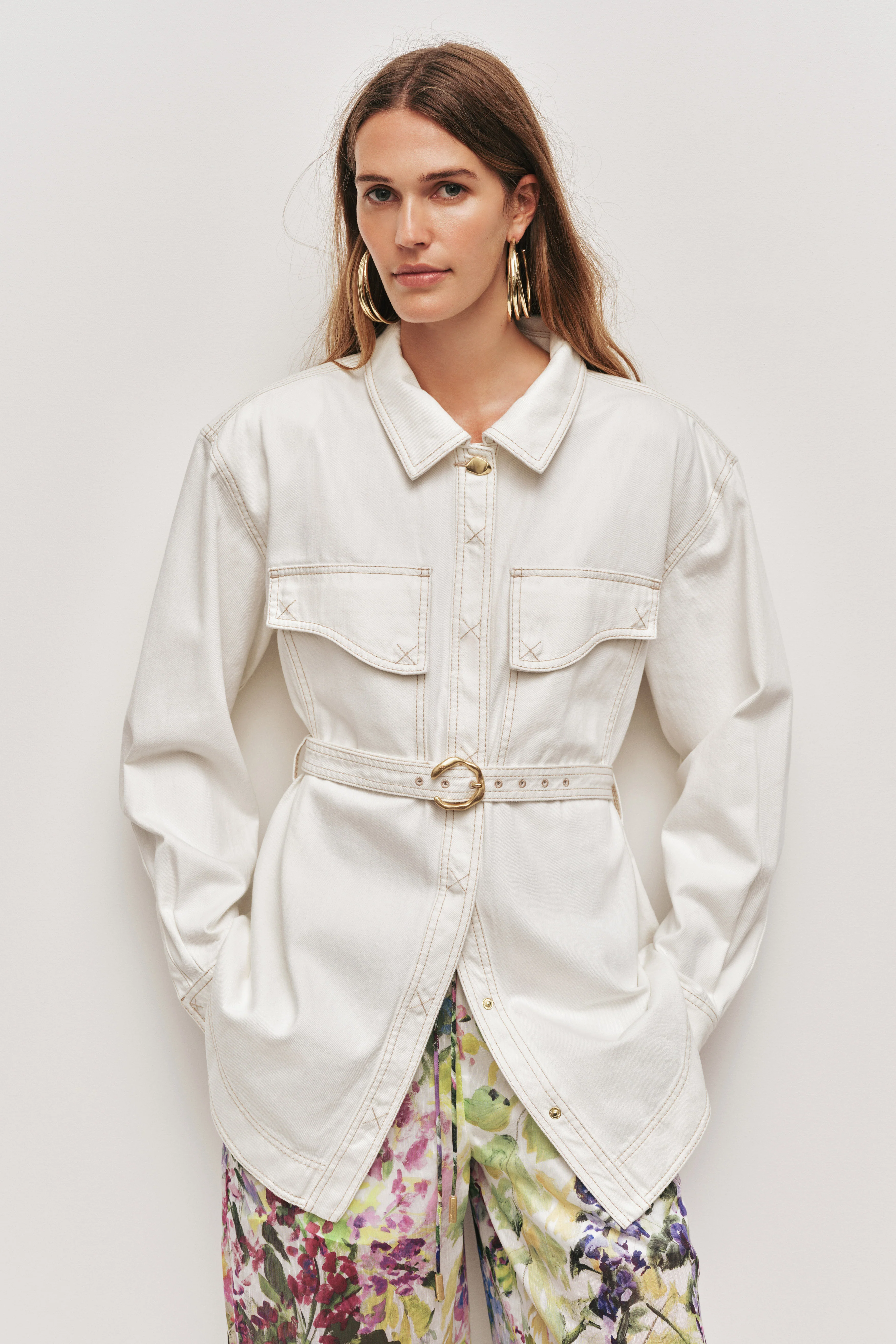 Jett Longline Denim Shirt