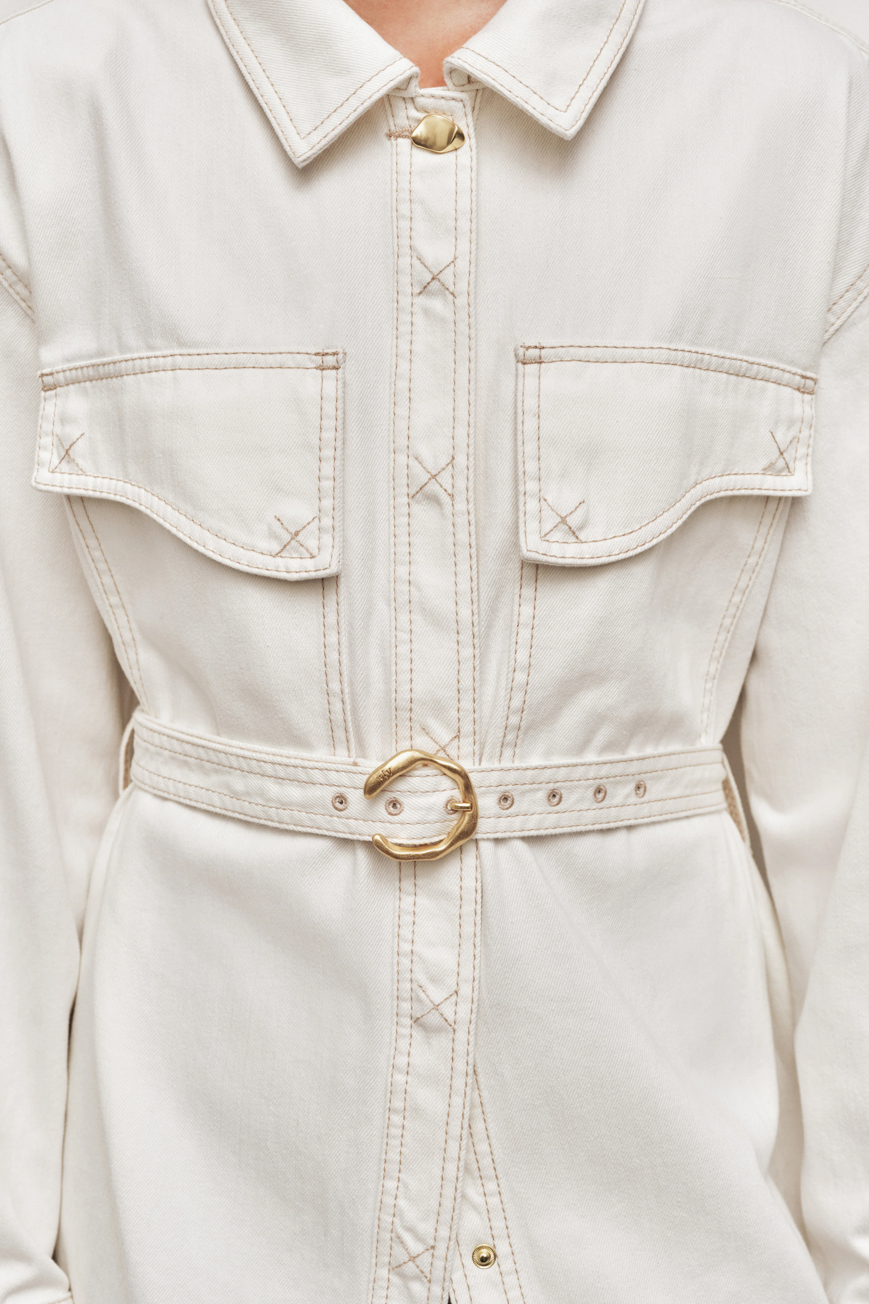 Jett Longline Denim Shirt