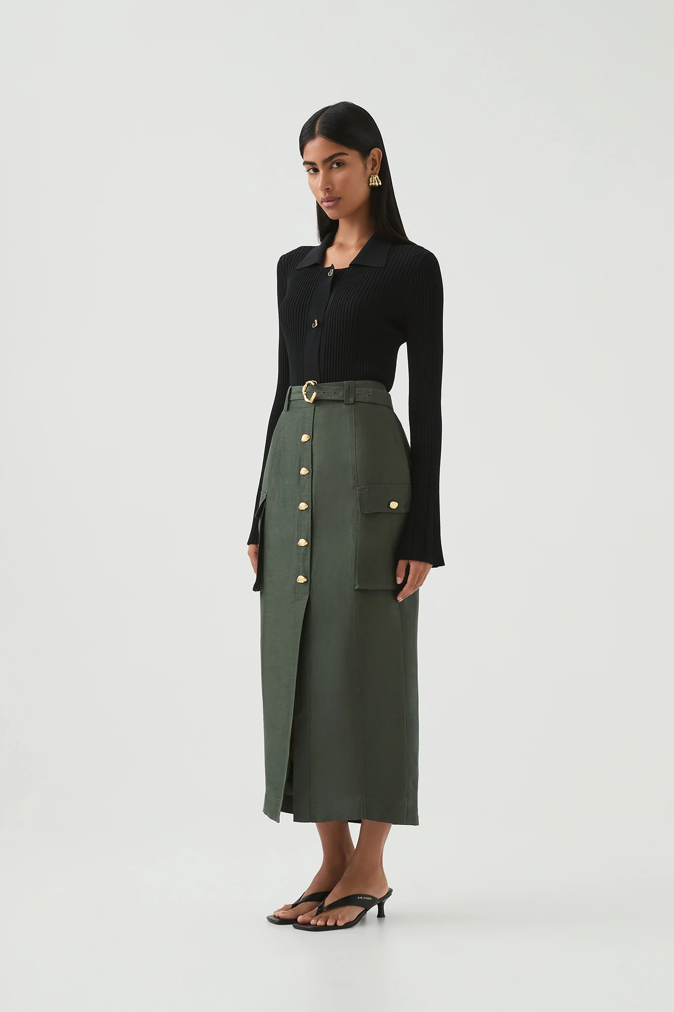 Paloma Utility Midi Skirt