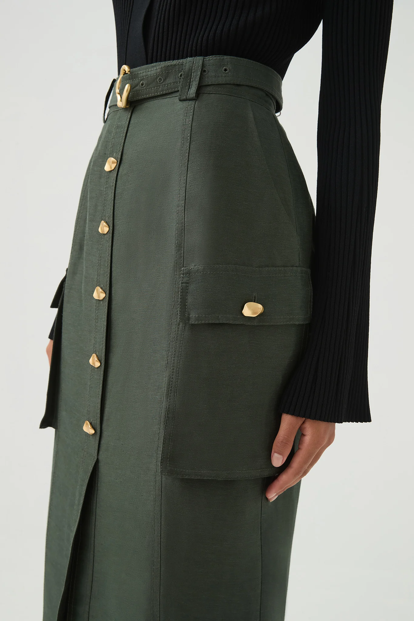 Paloma Utility Midi Skirt
