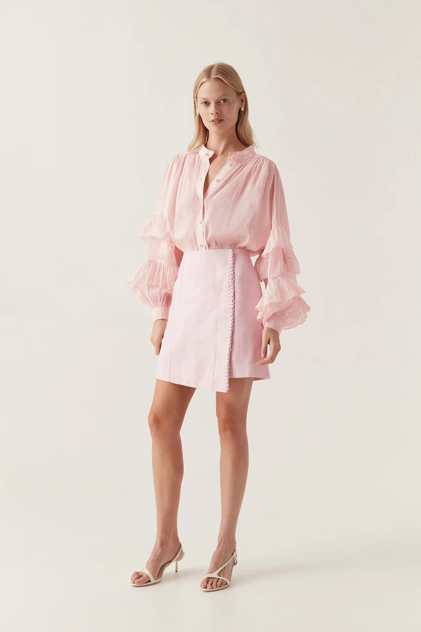 Theory Cinched Mini Skirt