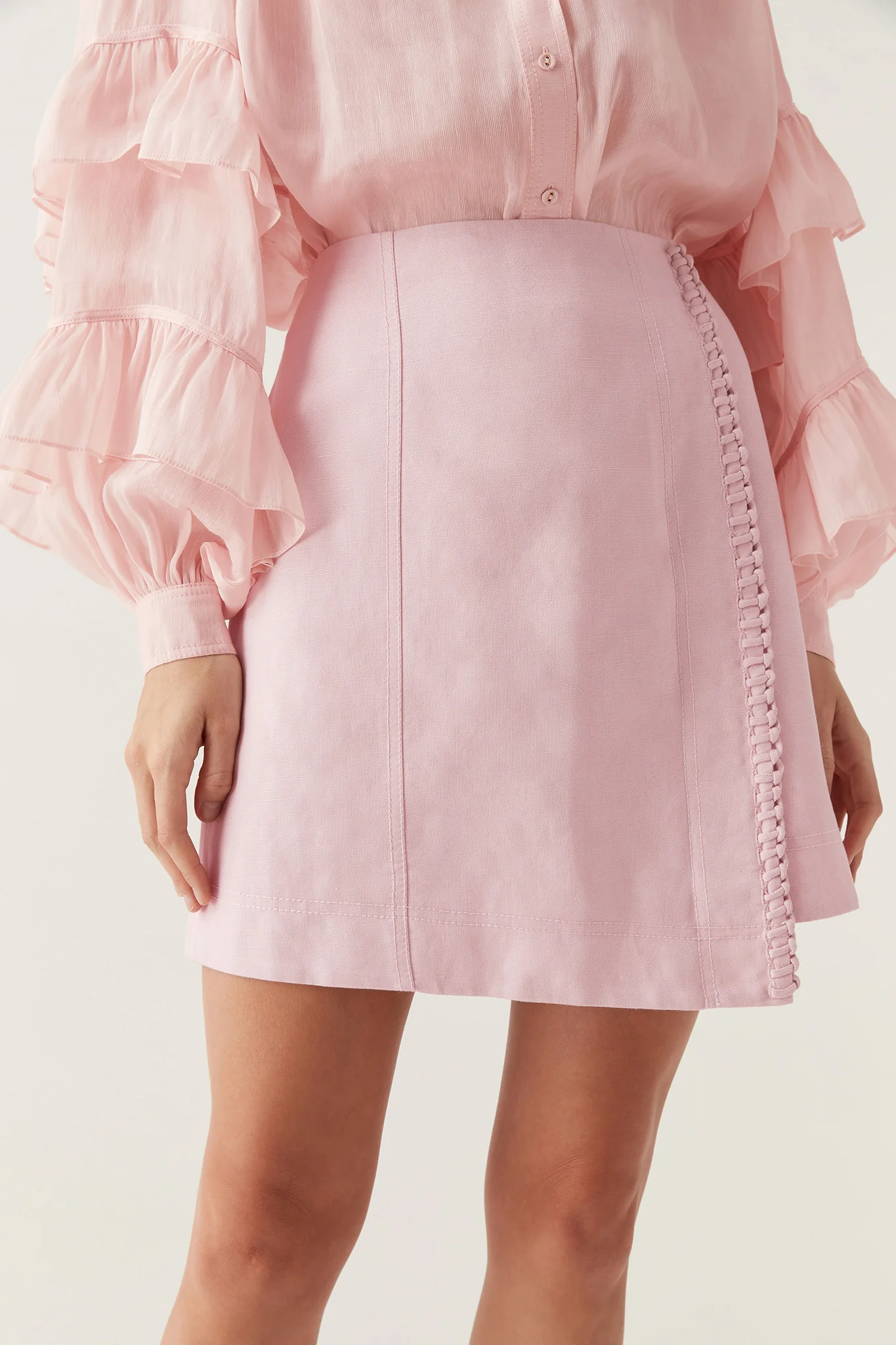 Theory Cinched Mini Skirt