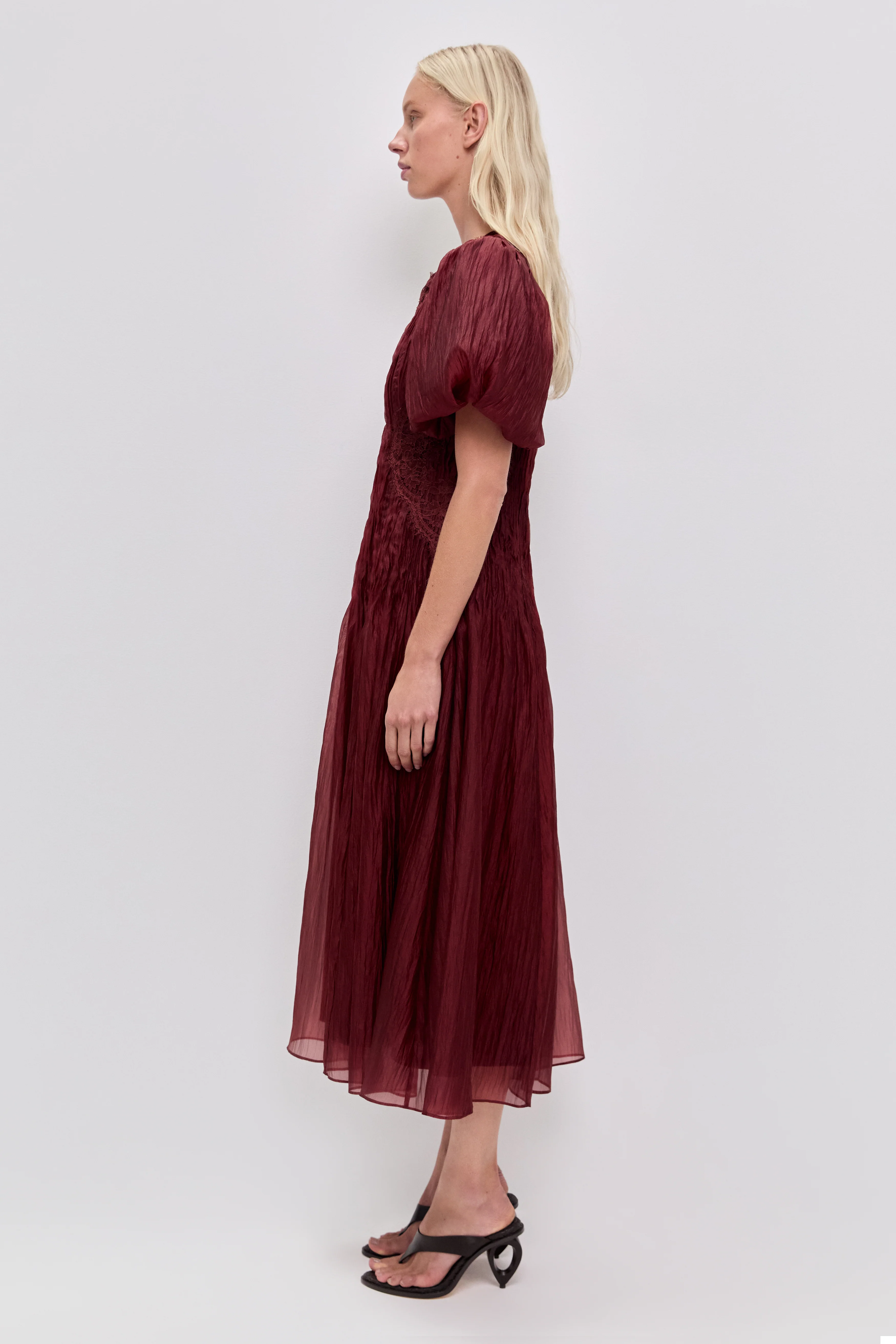 Ophelia Lace Midi Dress